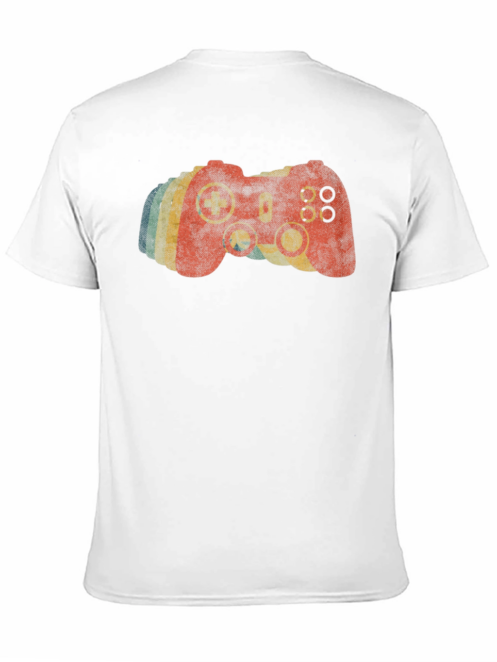 Retro Gamer T-Shirt - Distressed Video Game Controller Tee