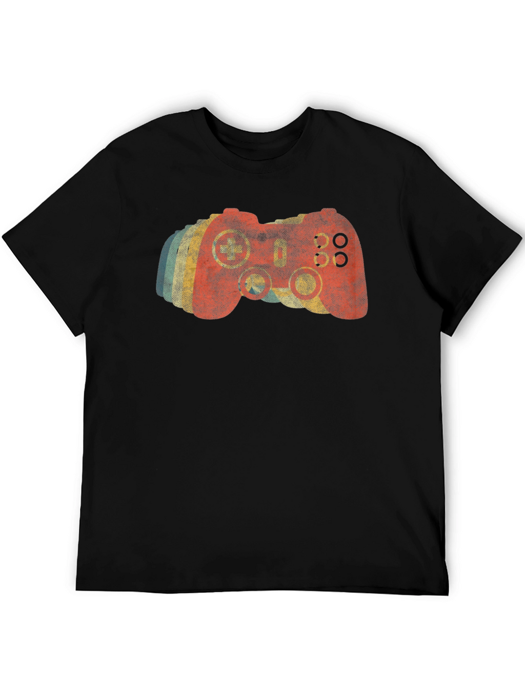 Retro Gamer T-Shirt - Distressed Video Game Controller Tee