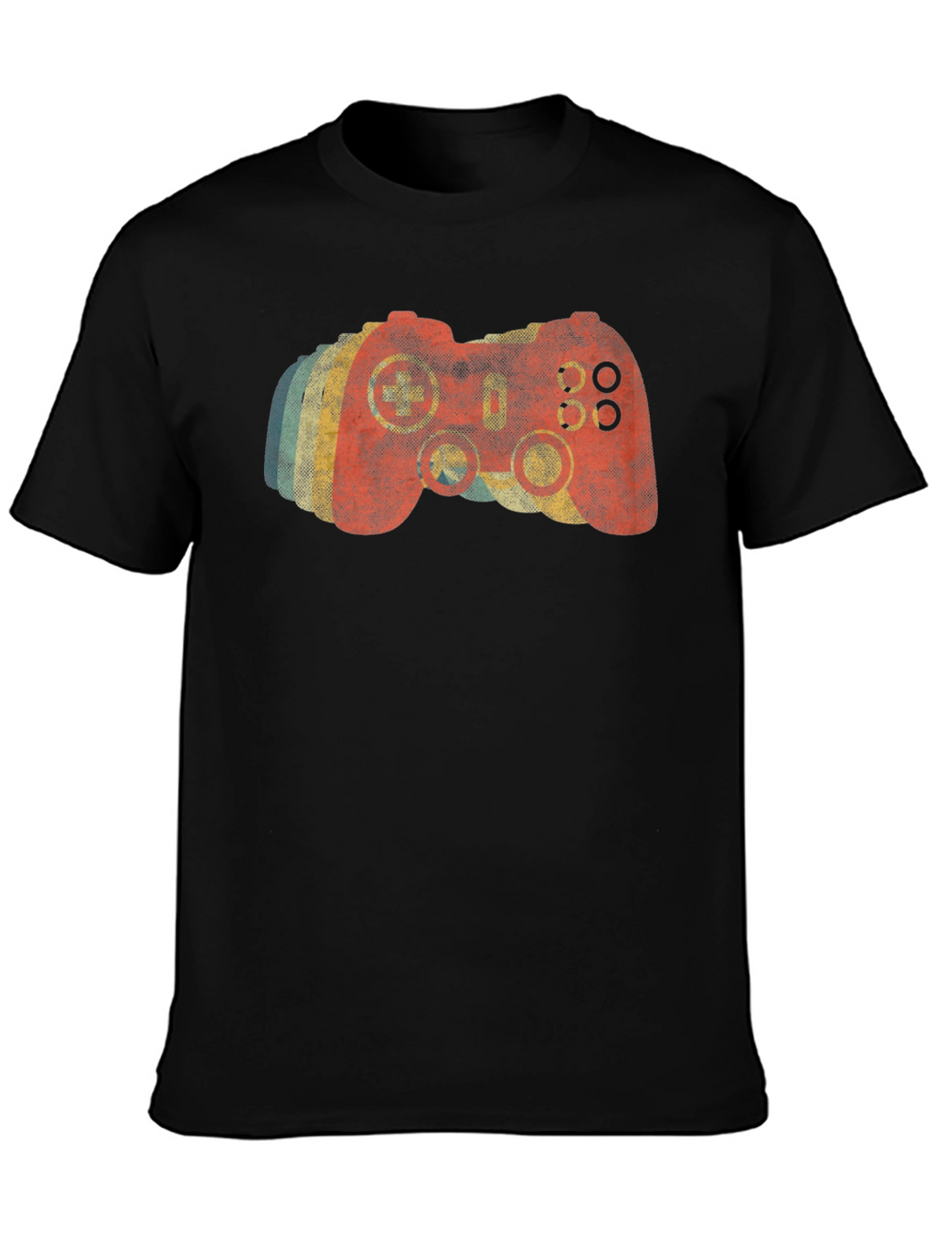 Retro Gamer T-Shirt - Distressed Video Game Controller Tee