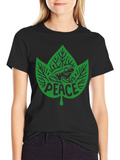Peace Frog Graphic Tee - Eco-Friendly T-Shirt