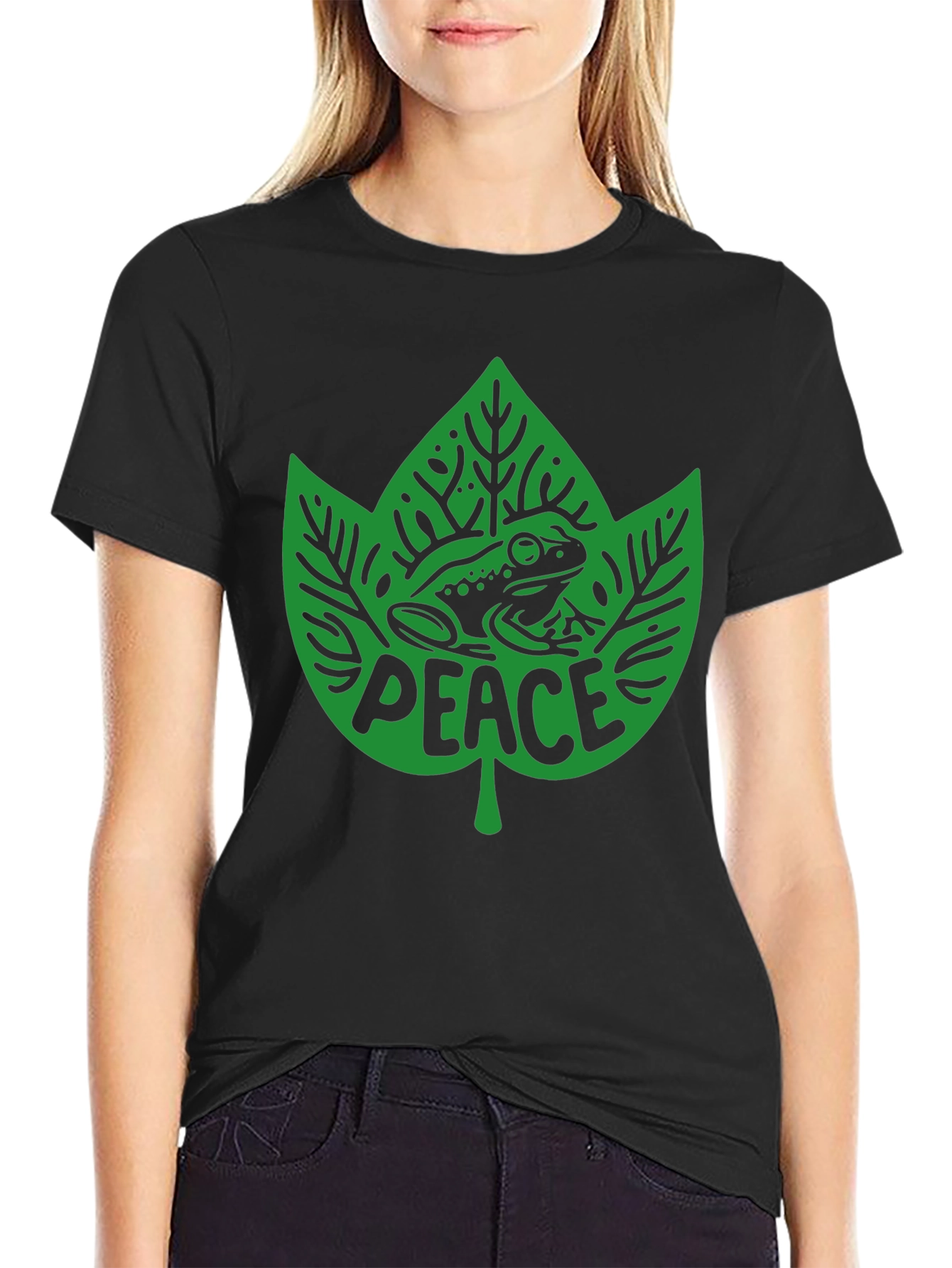 Peace Frog Graphic Tee - Eco-Friendly T-Shirt