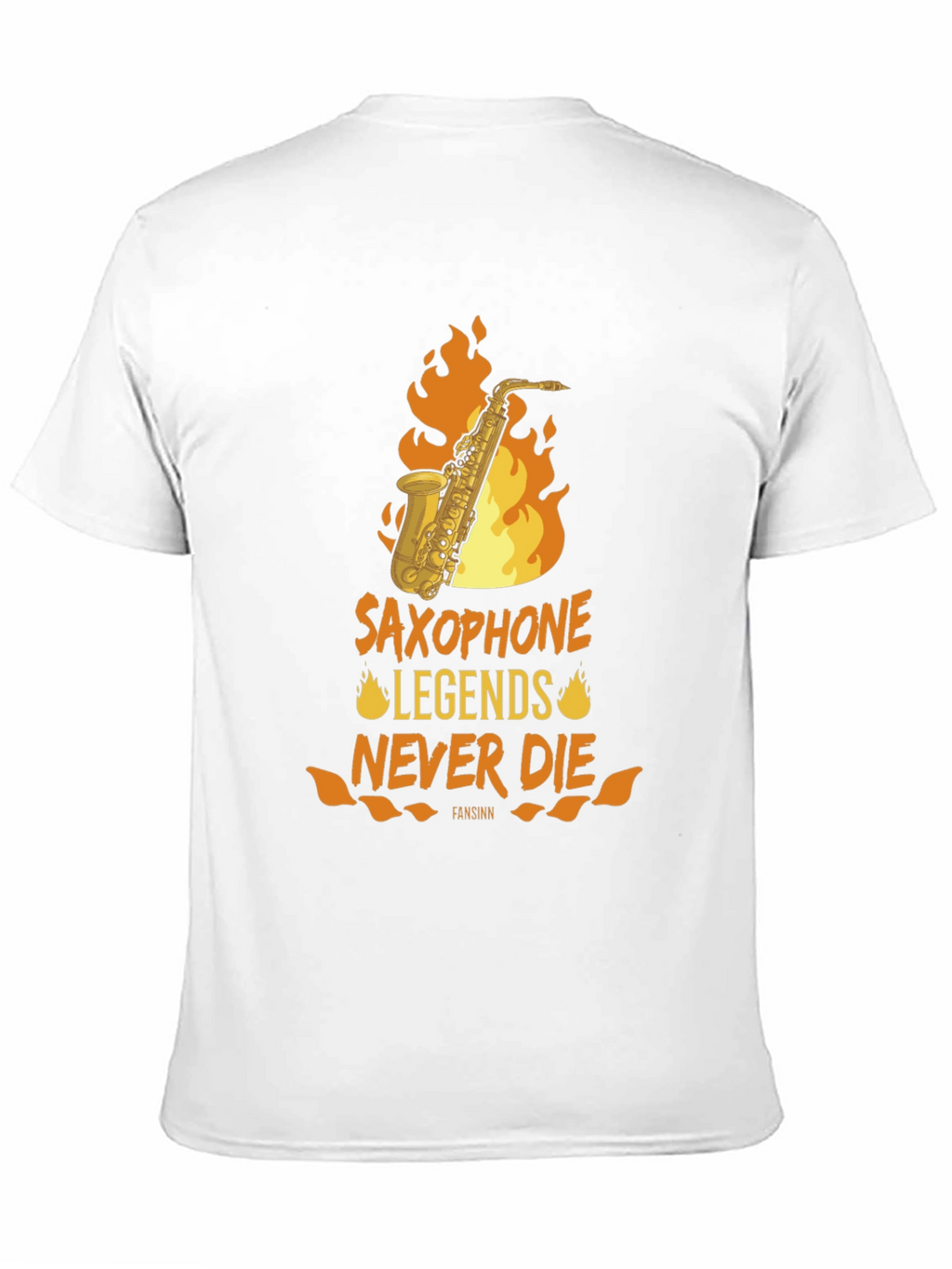 Saxophone Legends Never Die Graphic Tee