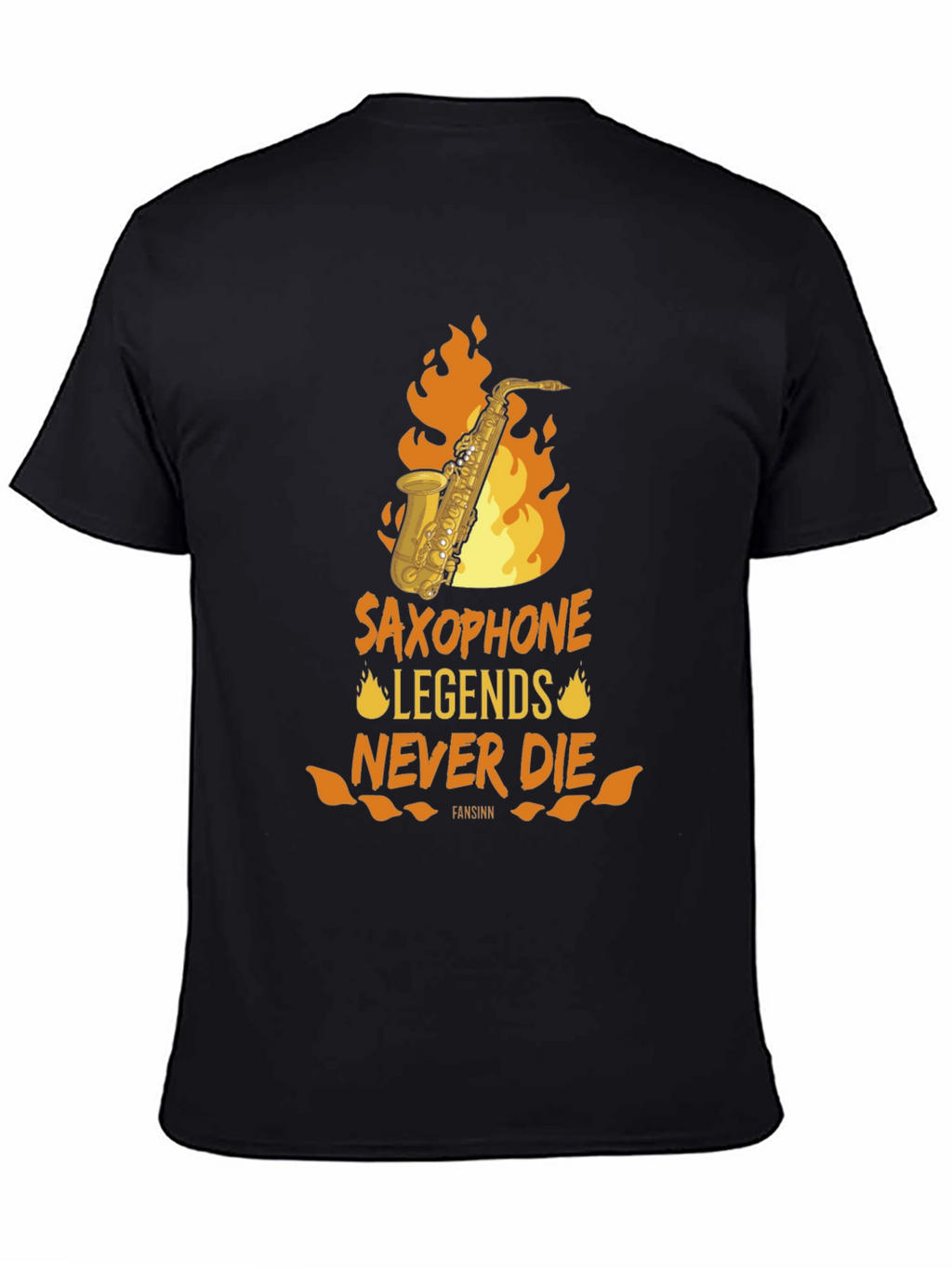 Saxophone Legends Never Die Graphic Tee