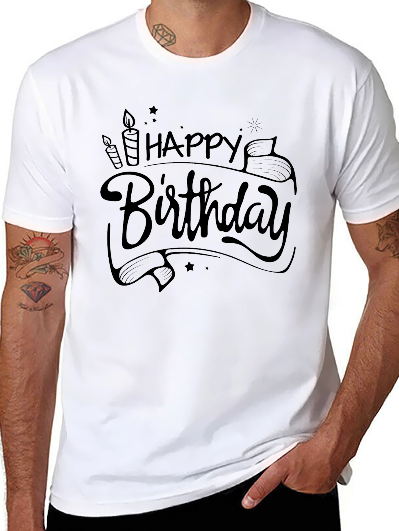 Happy Birthday Graphic T-Shirt | Soft Cotton Tee