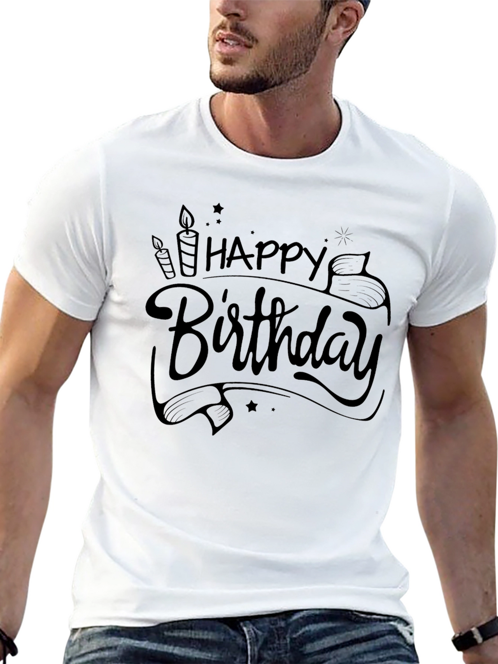 Happy Birthday Graphic T-Shirt | Soft Cotton Tee