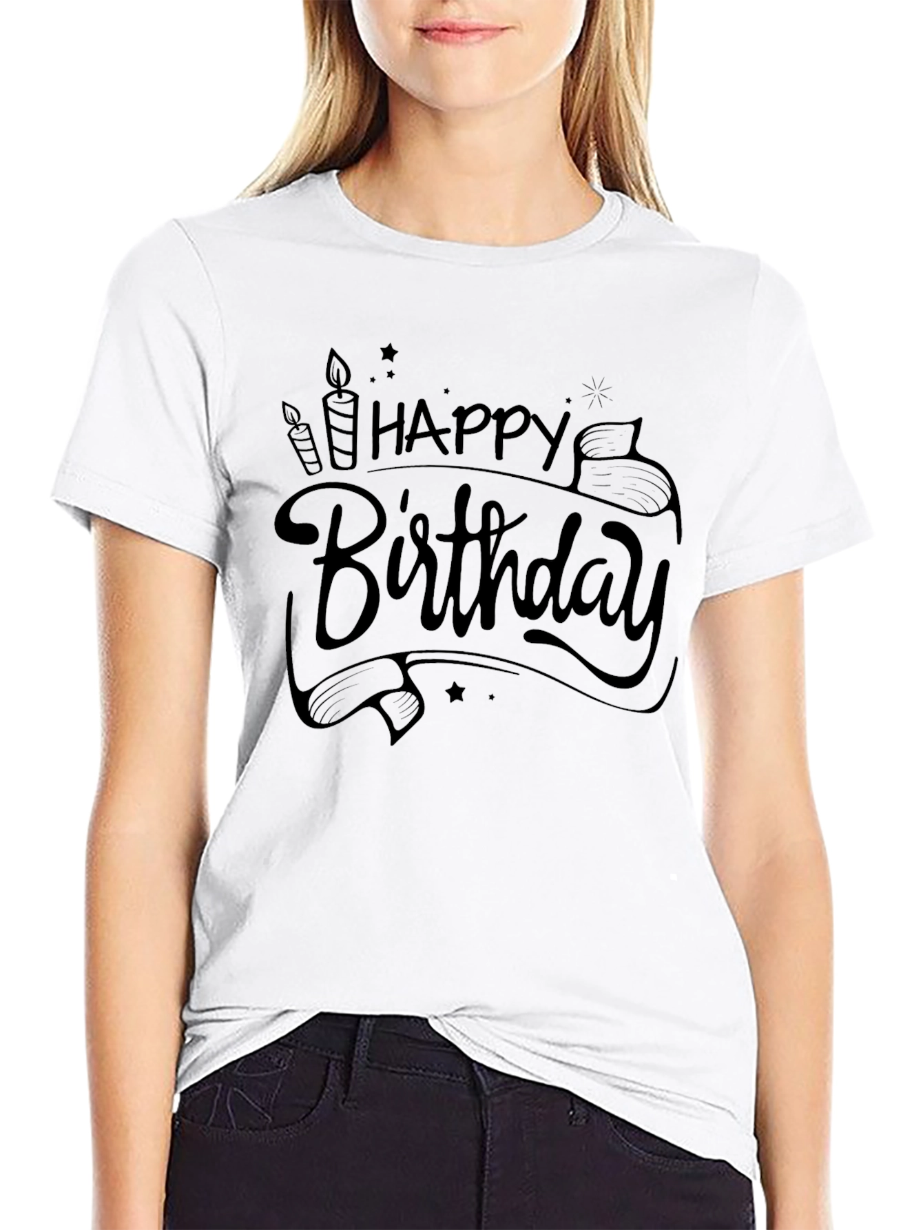 Happy Birthday Graphic T-Shirt | Soft Cotton Tee
