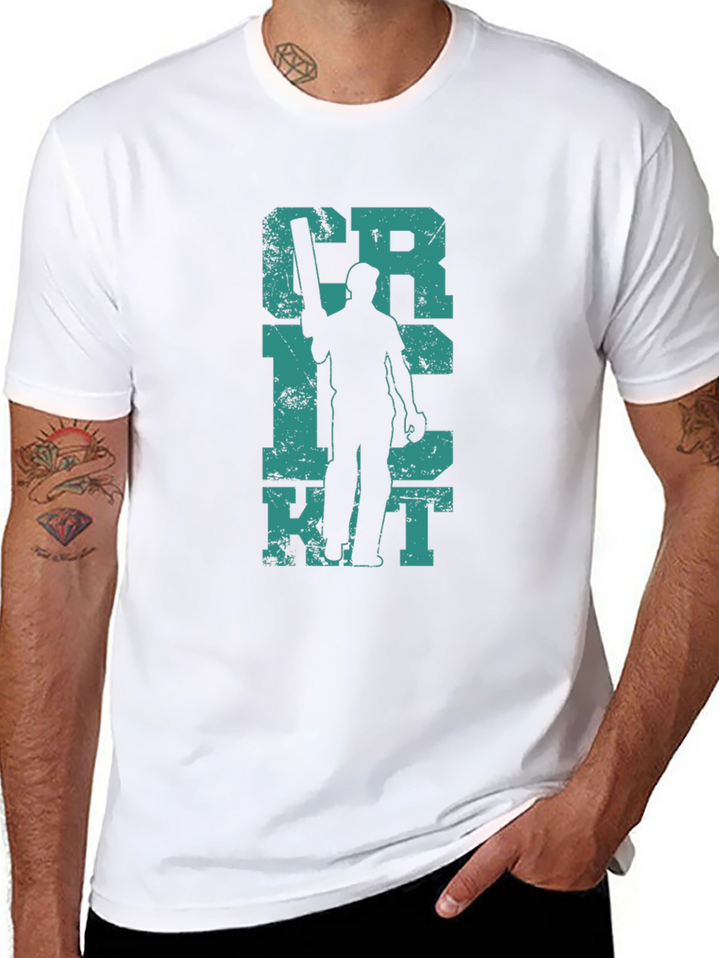 Cricket Silhouette Graphic Tee