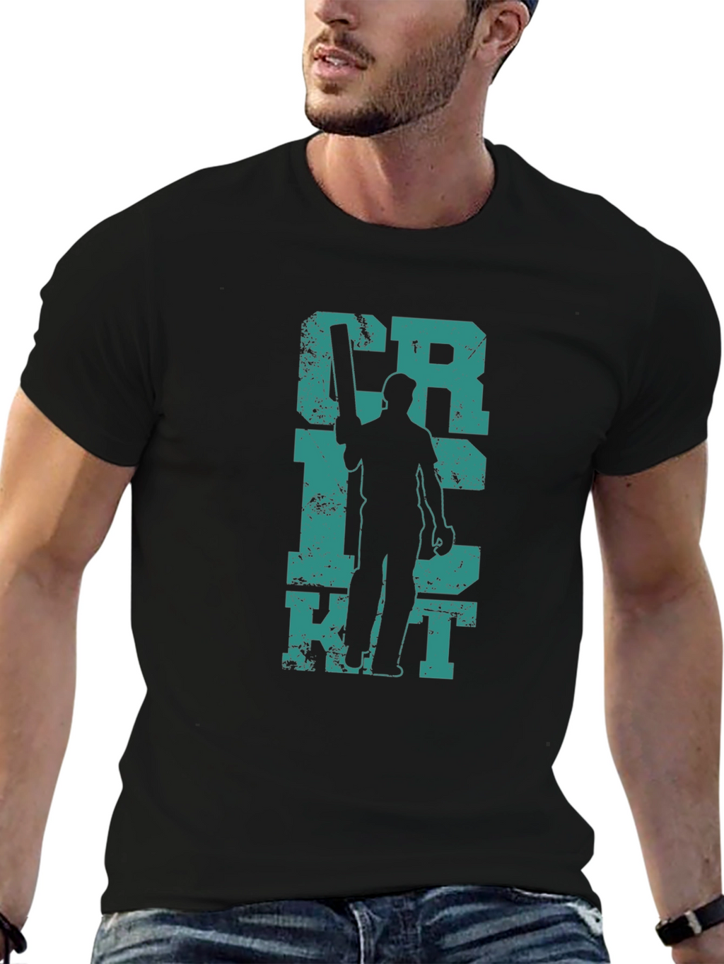 Cricket Silhouette Graphic Tee