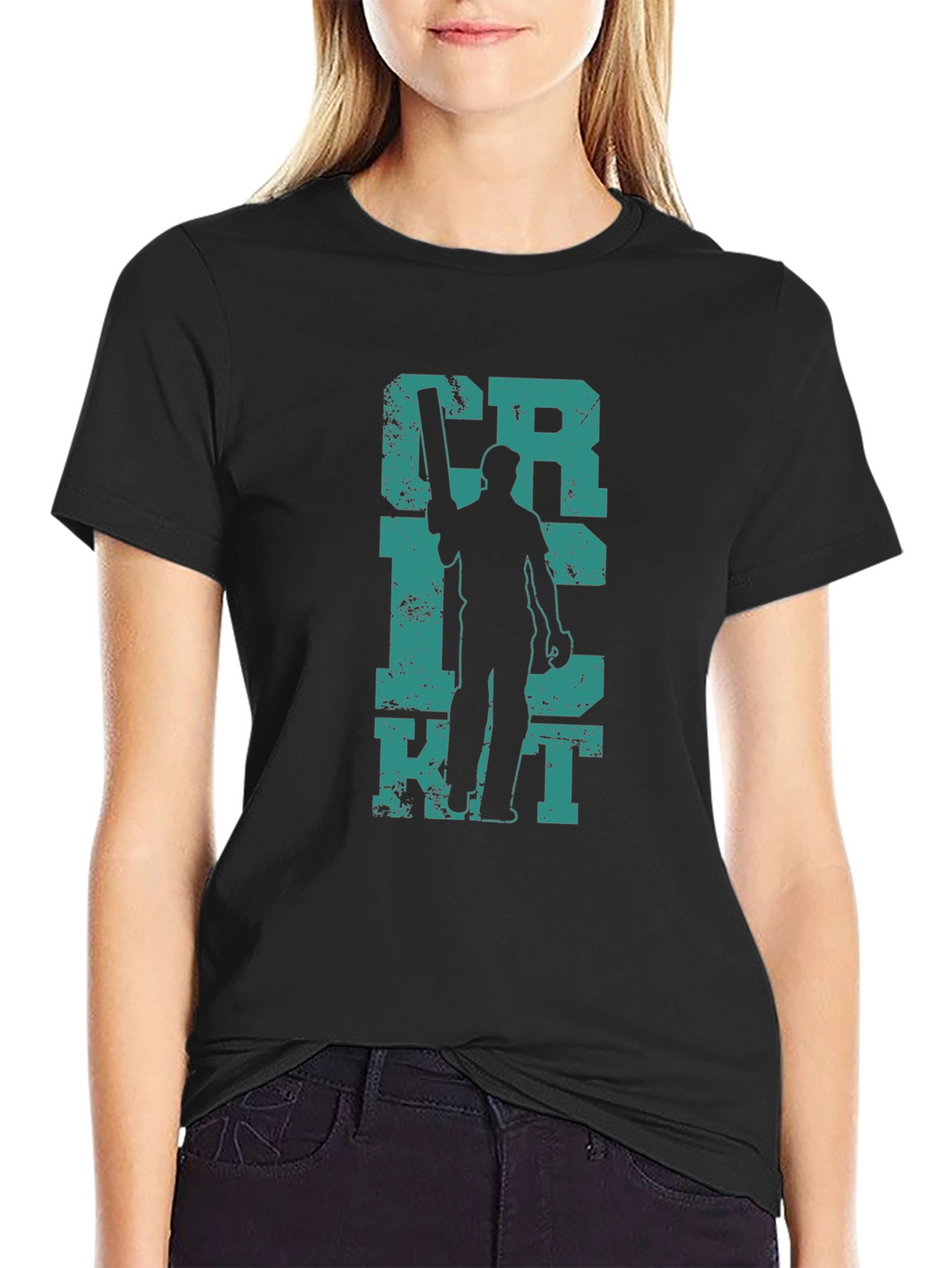 Cricket Silhouette Graphic Tee