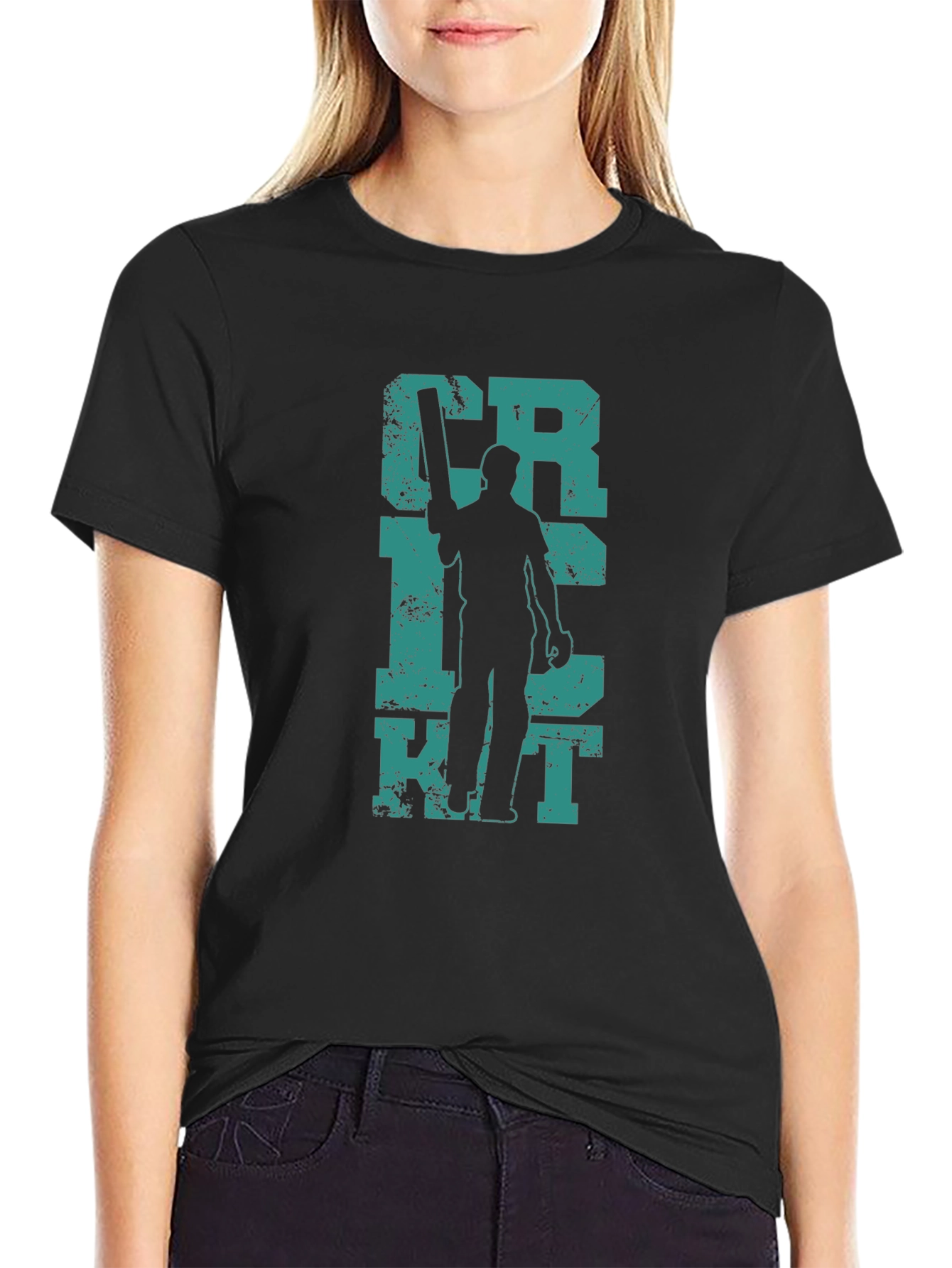 Cricket Silhouette Graphic Tee