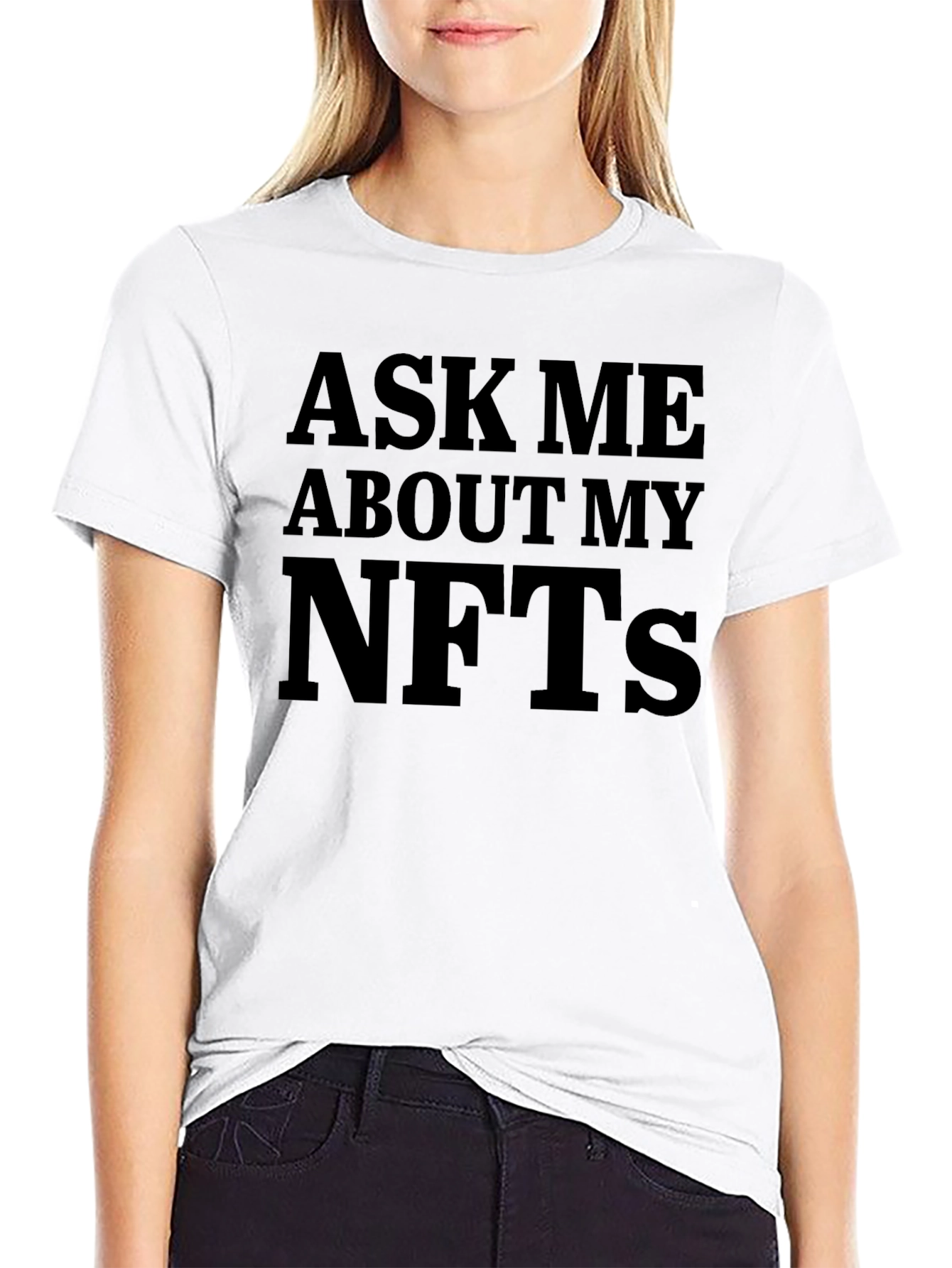 Ask Me About My NFTs T-Shirt - Crypto Investor Tee