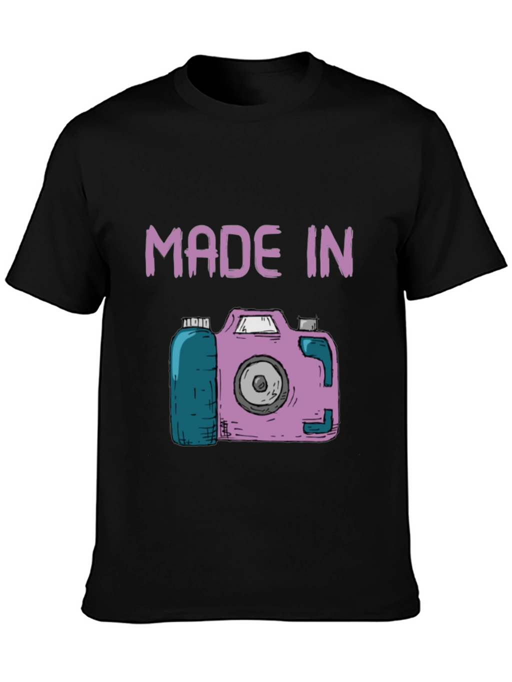 Retro Camera T-Shirt - Made In Photographer Tee