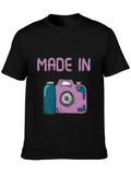 Retro Camera T-Shirt - Made In Photographer Tee