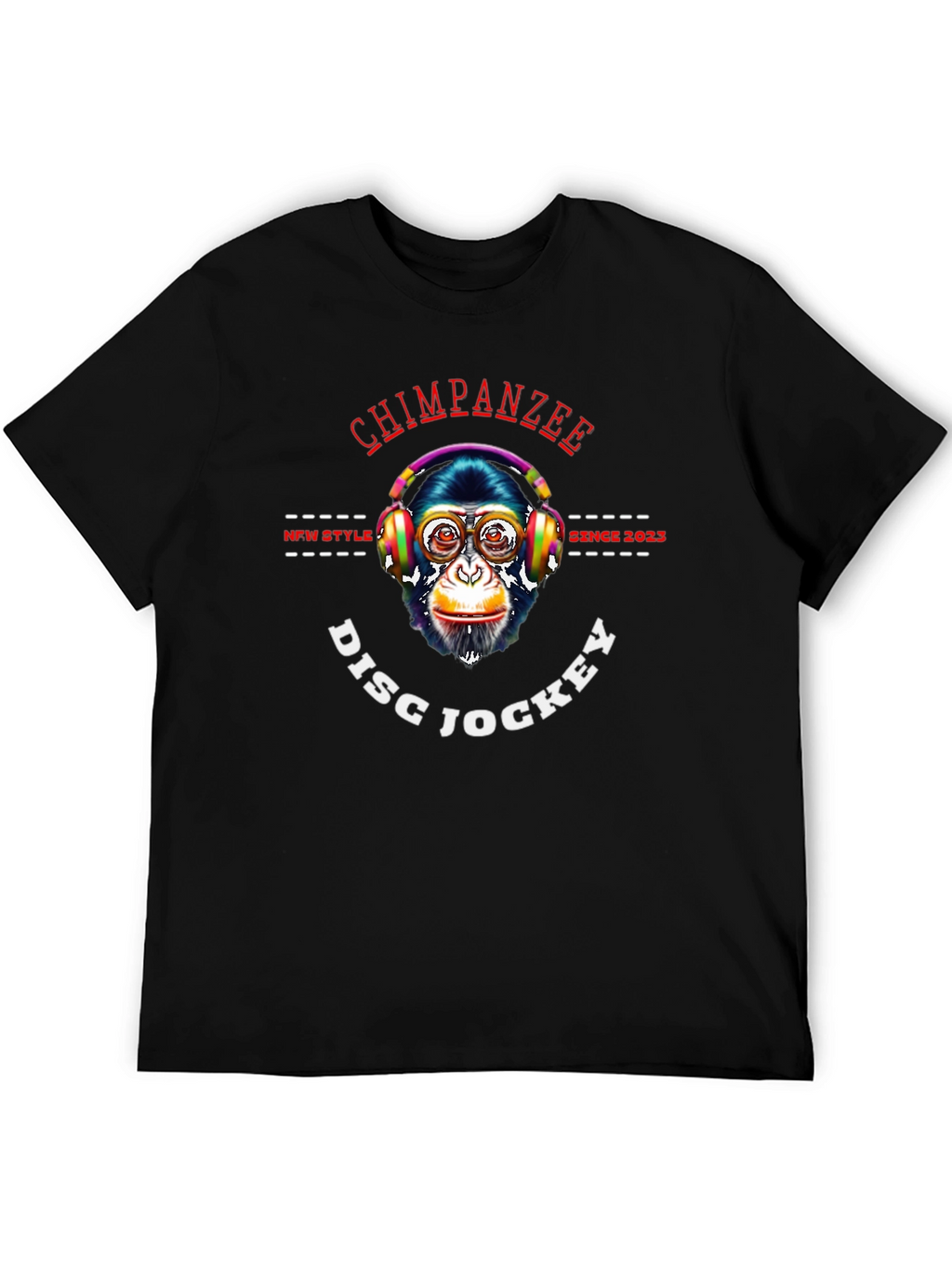 Chimpanzee DJ Graphic Tee - New Style Since 2023!
