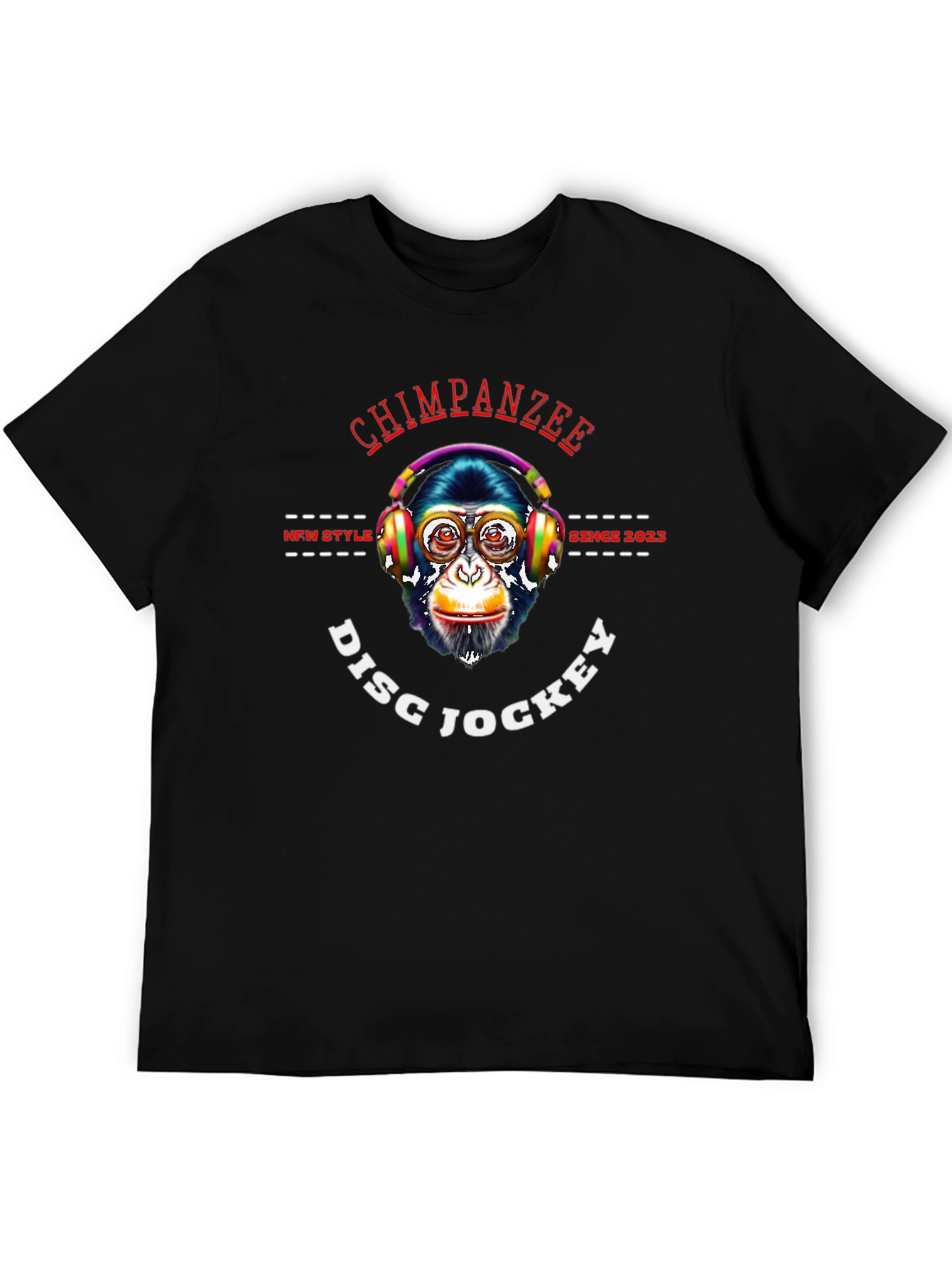 Chimpanzee DJ Graphic Tee - New Style Since 2023!