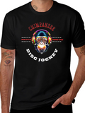 Chimpanzee DJ Graphic Tee - New Style Since 2023!