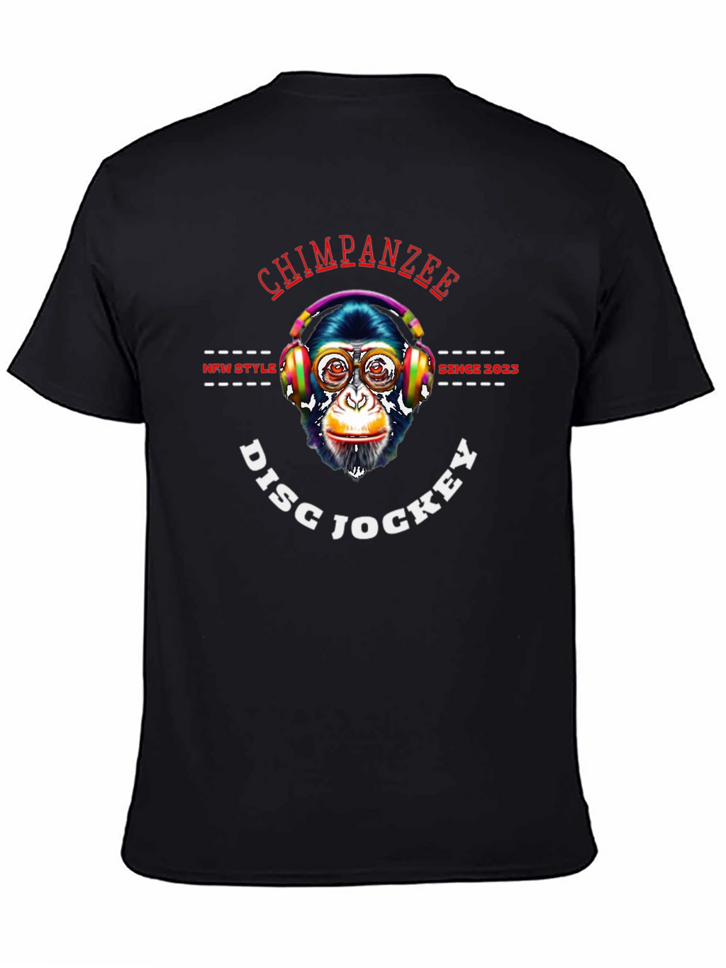 Chimpanzee DJ Graphic Tee - New Style Since 2023!