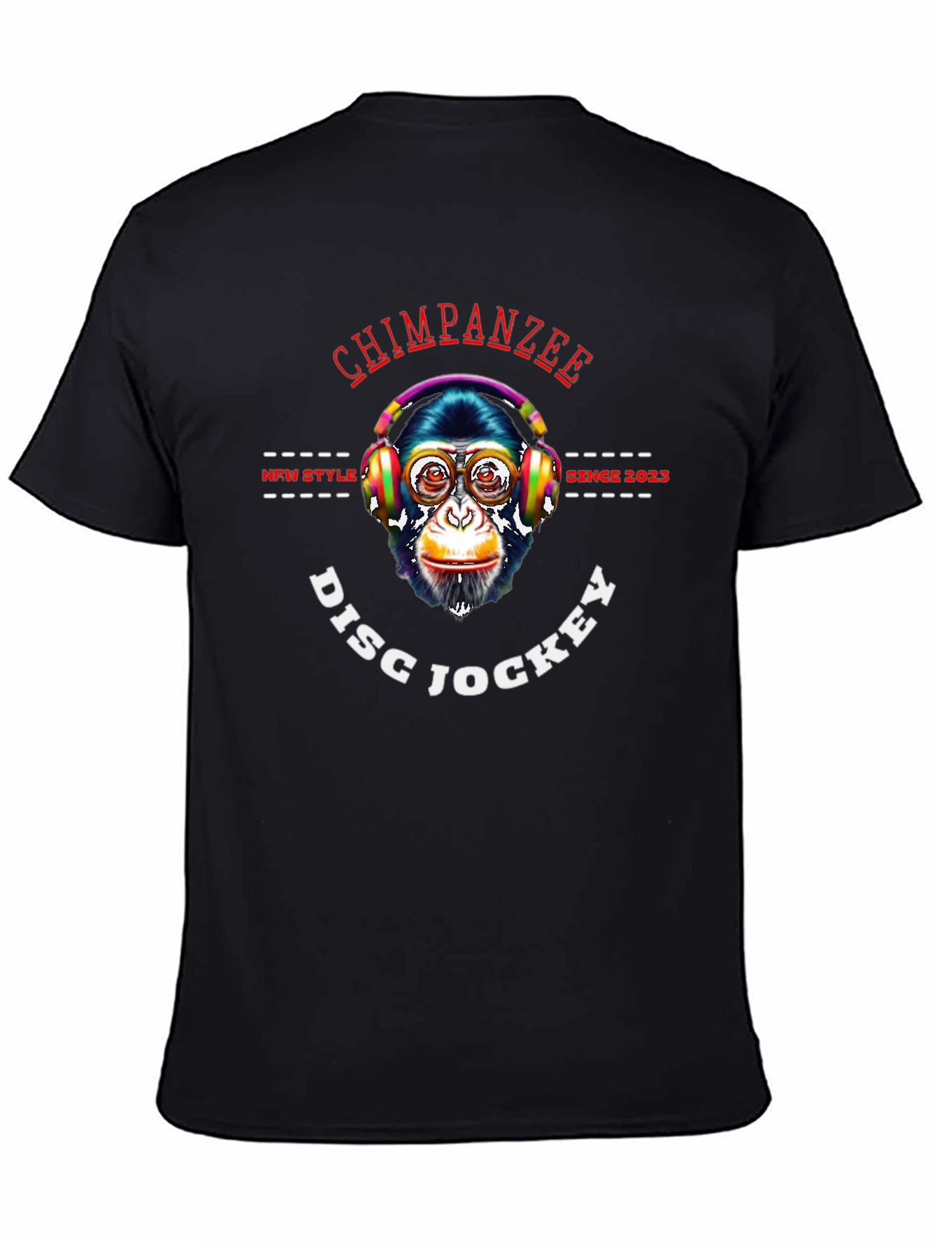 Chimpanzee DJ Graphic Tee - New Style Since 2023!