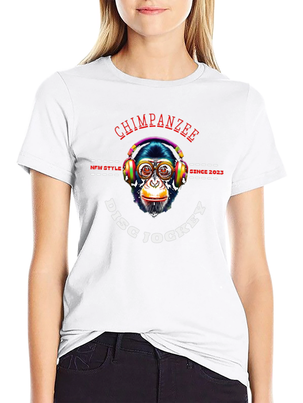 Chimpanzee DJ Graphic Tee - New Style Since 2023!