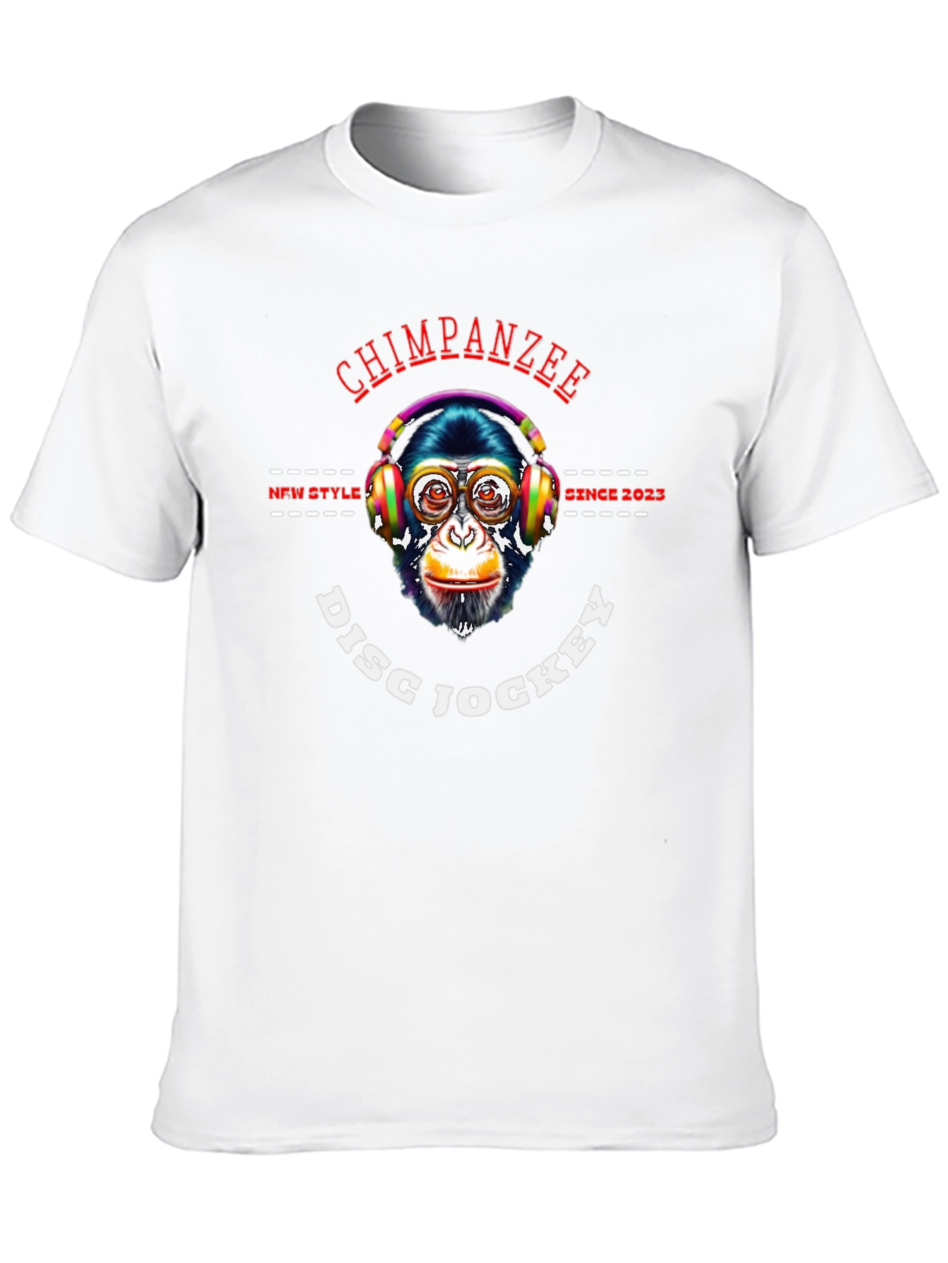 Chimpanzee DJ Graphic Tee - New Style Since 2023!