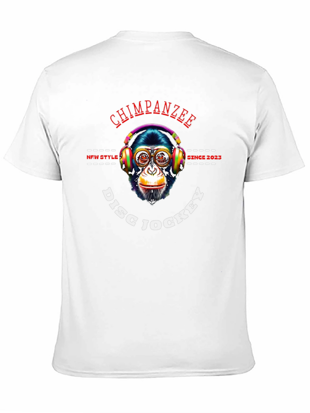 Chimpanzee DJ Graphic Tee - New Style Since 2023!