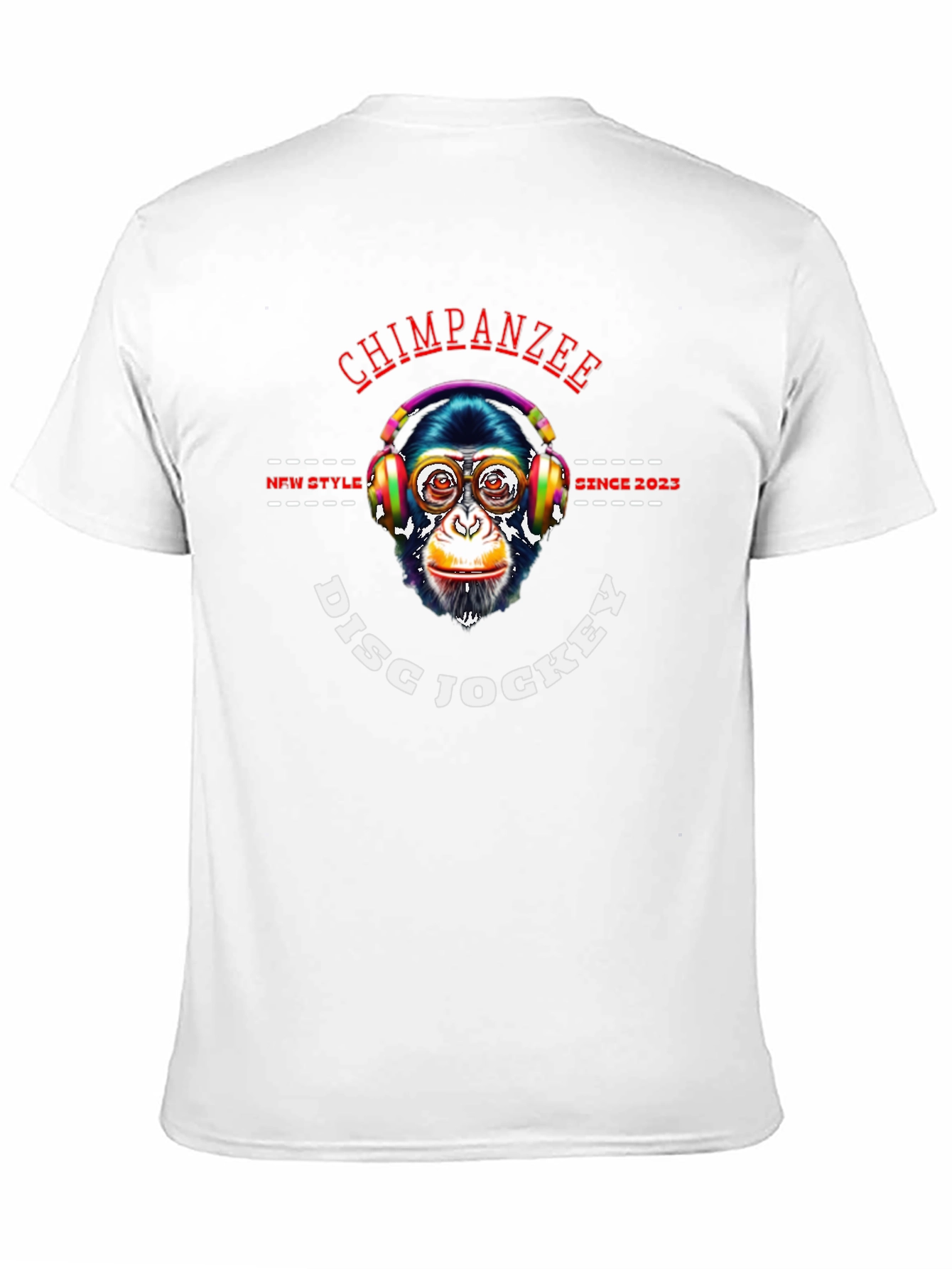 Chimpanzee DJ Graphic Tee - New Style Since 2023!