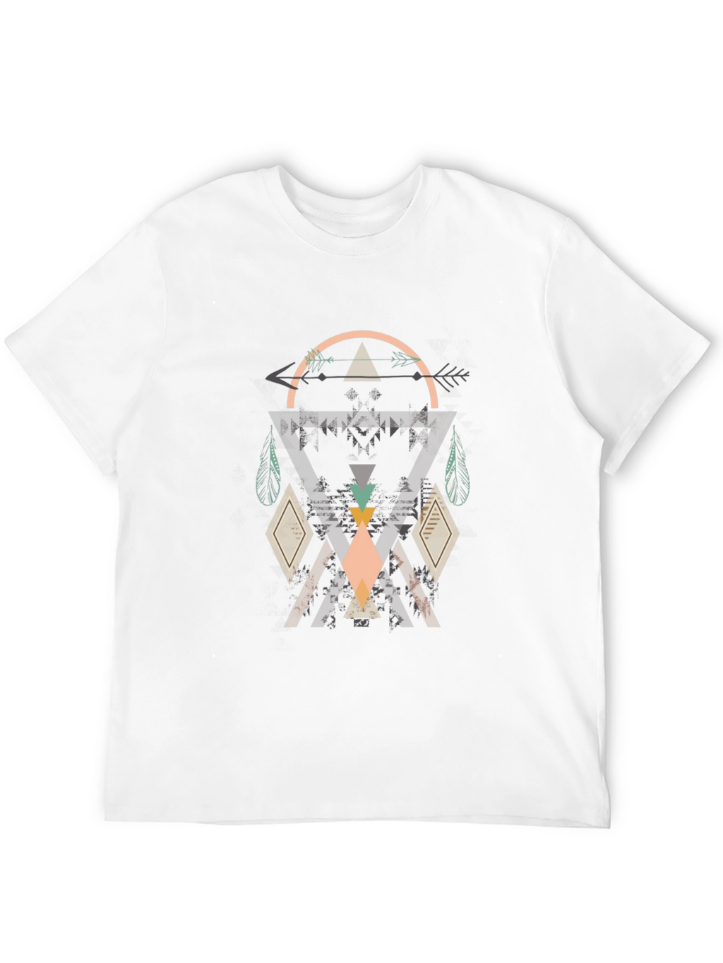Geometric Arrow Graphic Tee