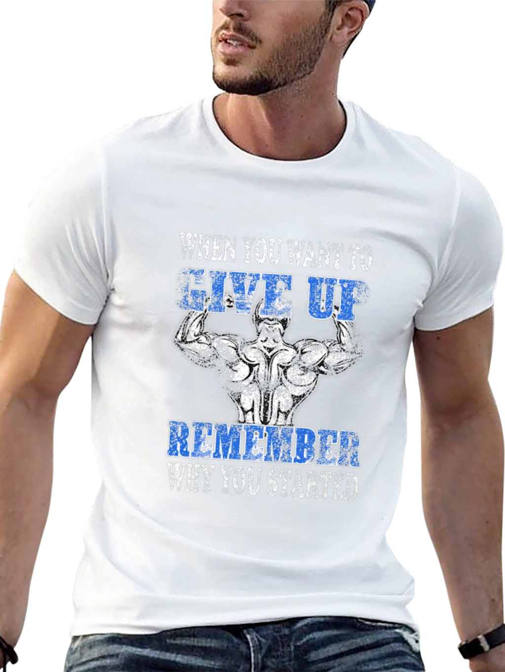 Motivational Gym Black T-Shirt
