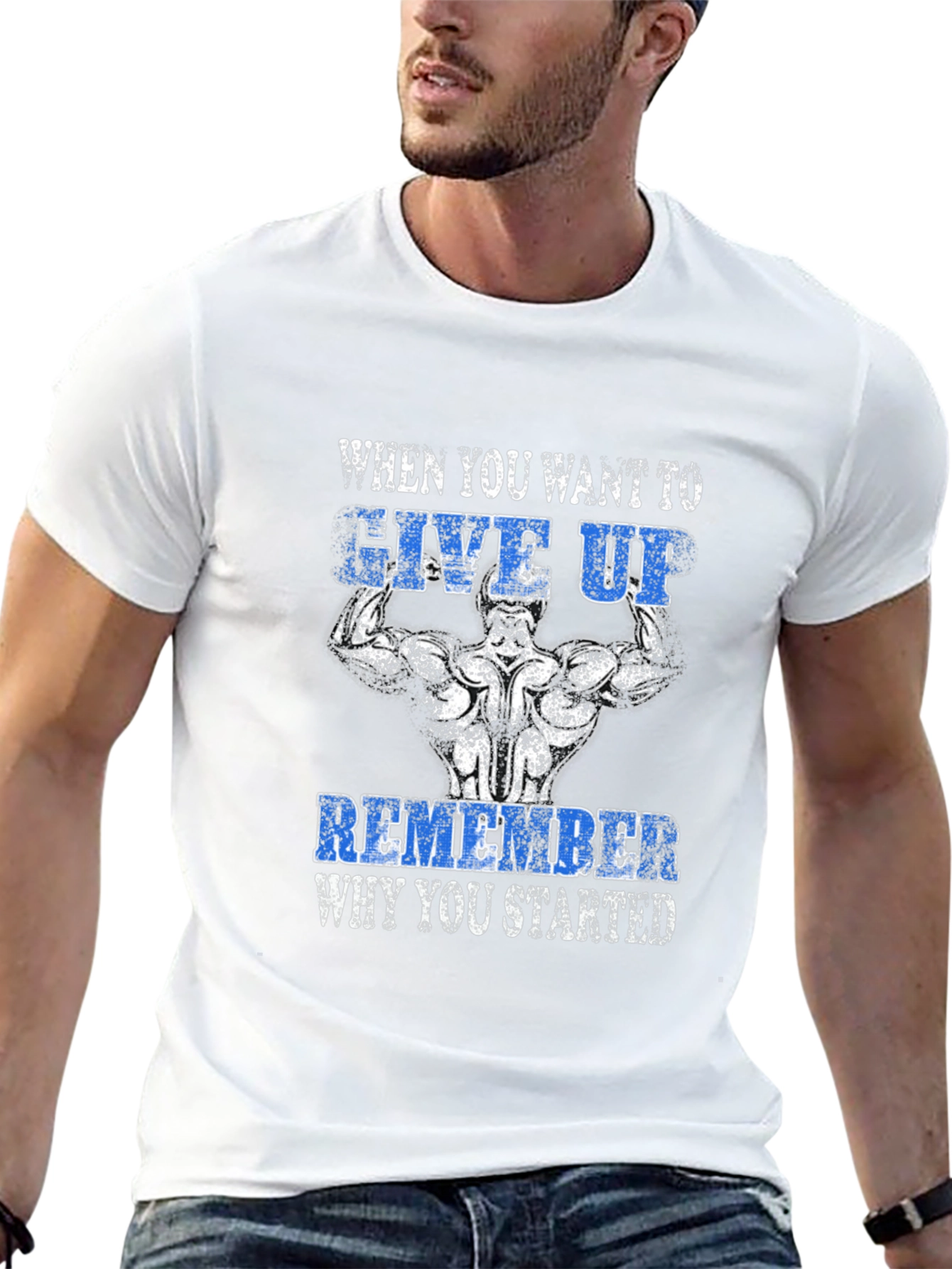 Motivational Gym Black T-Shirt