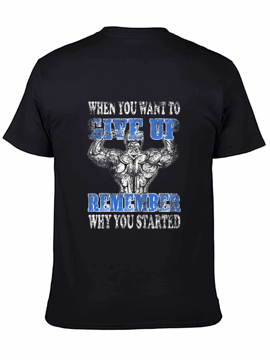 Motivational Gym Black T-Shirt