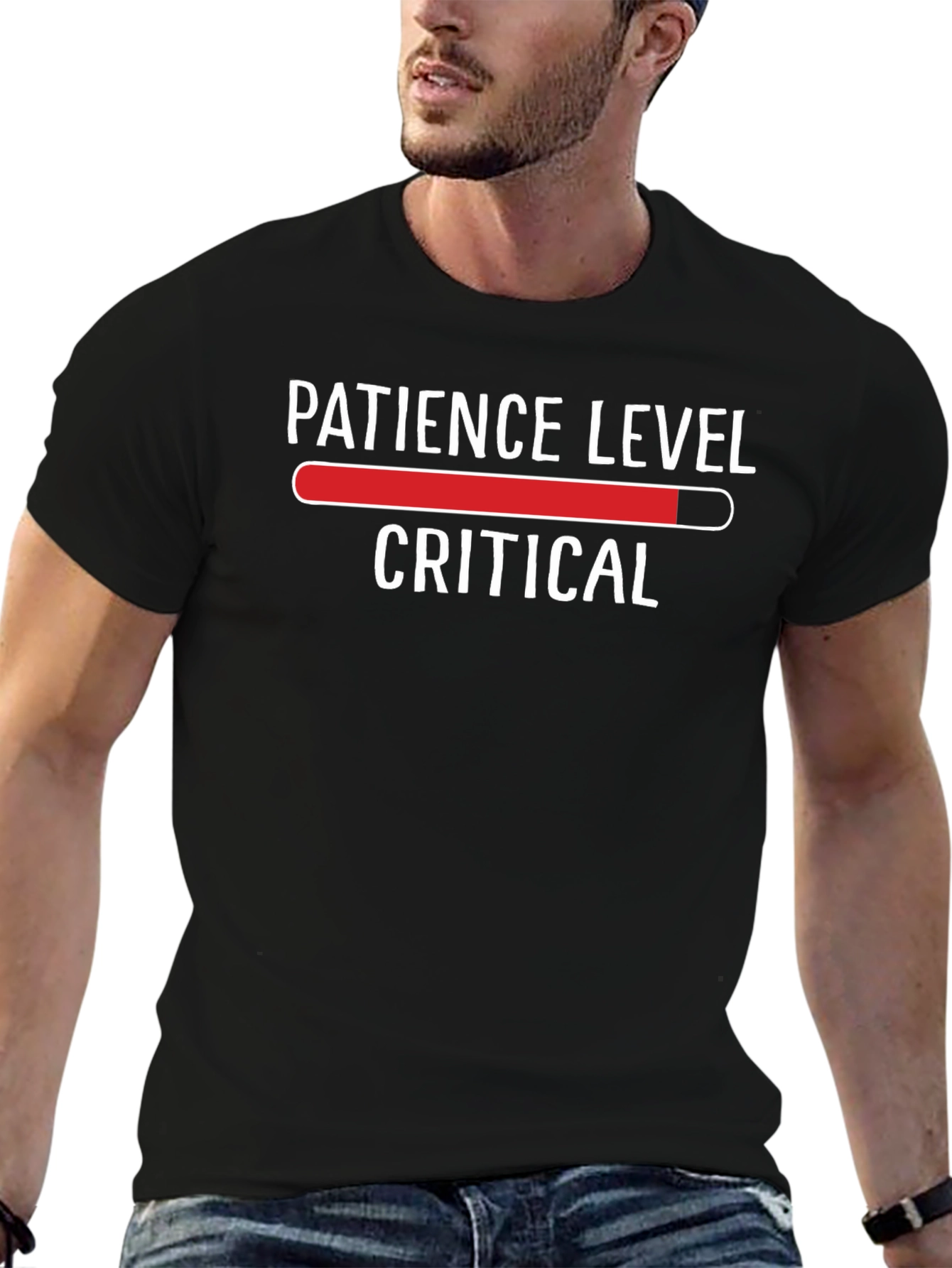Patience Level Critical Graphic Tee