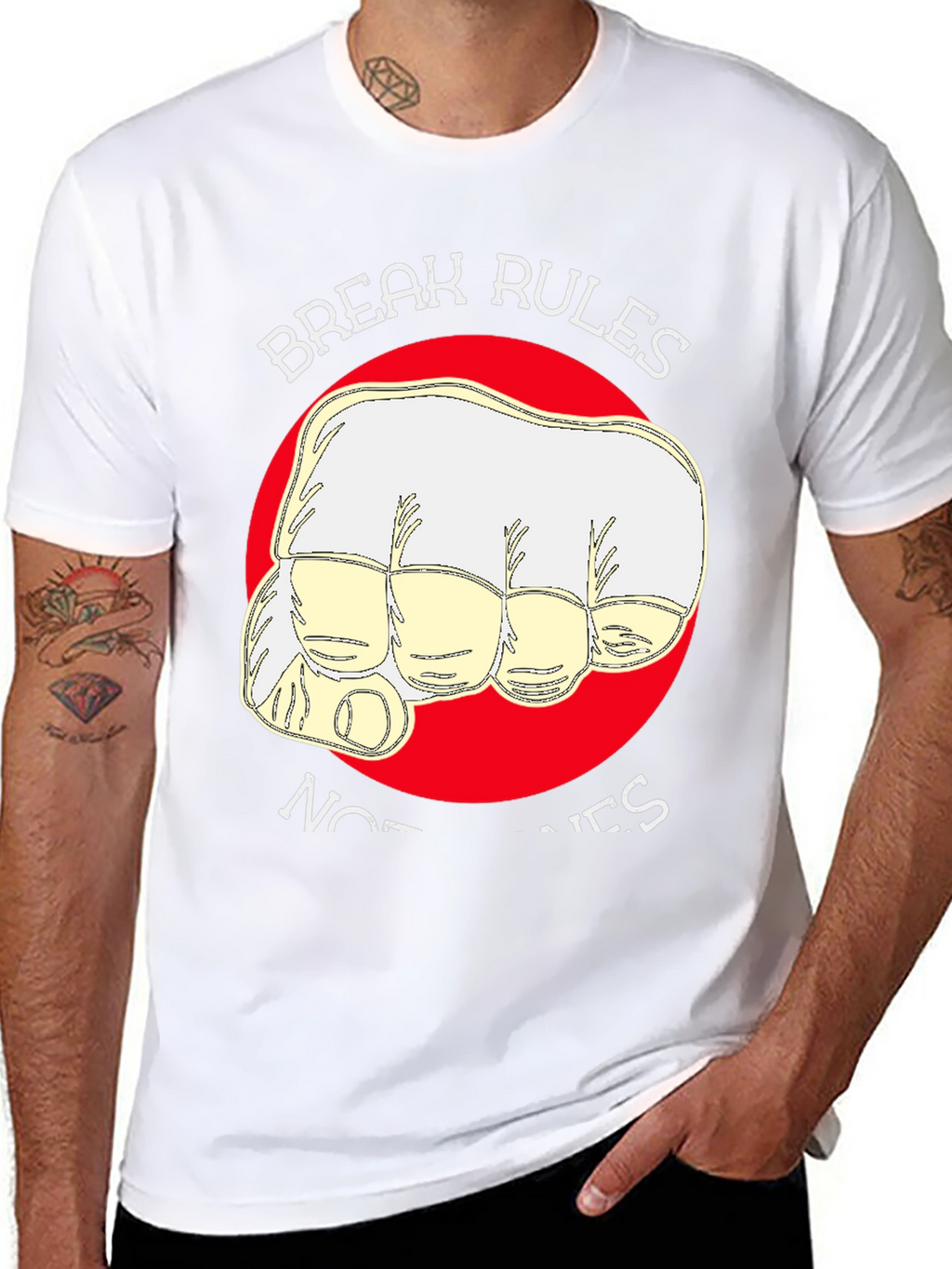Break Rules Not Hearts T-Shirt