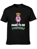 Dare to Be Yourself Autism Awareness T-Shirt
