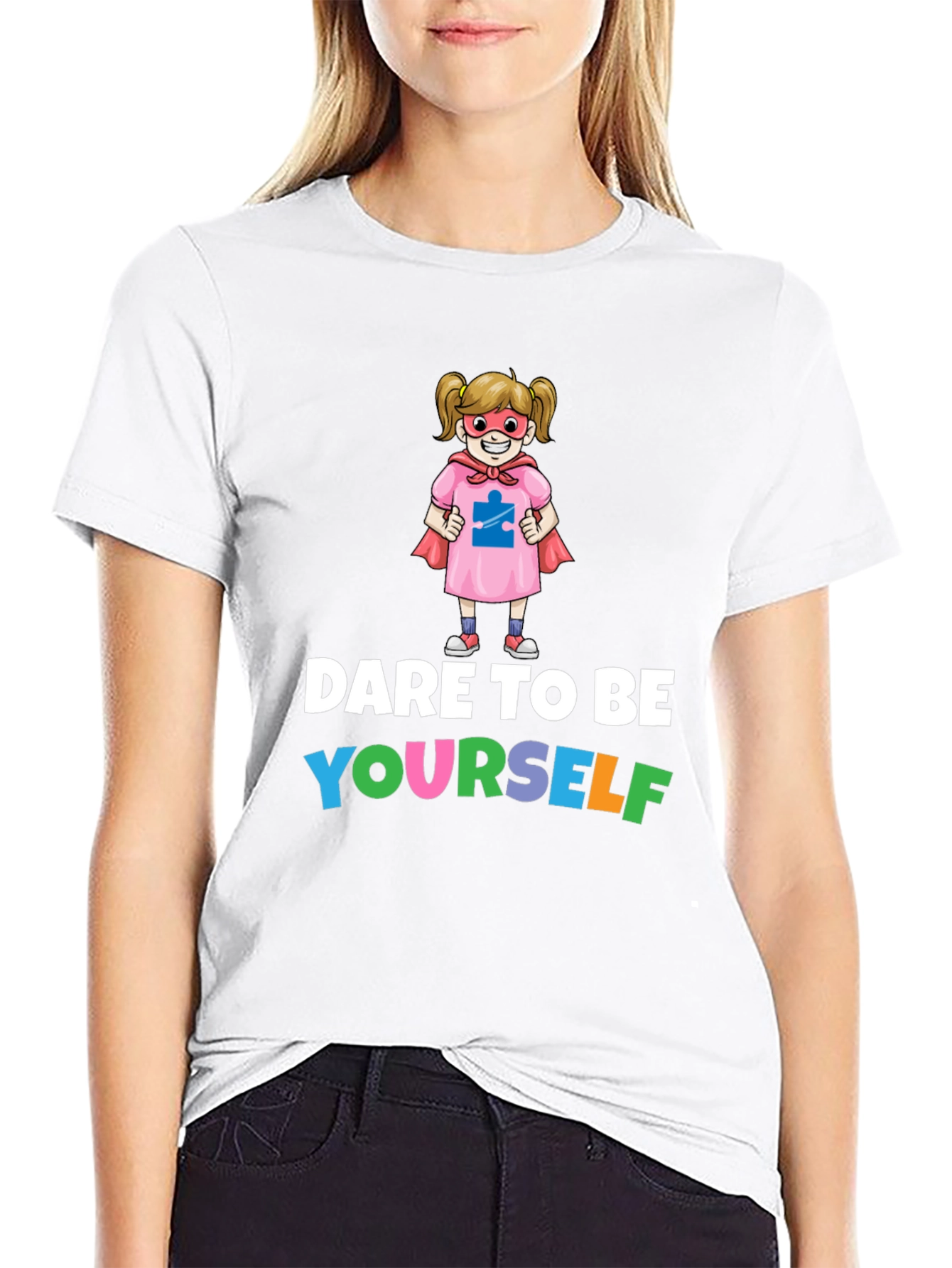 Dare to Be Yourself Autism Awareness T-Shirt