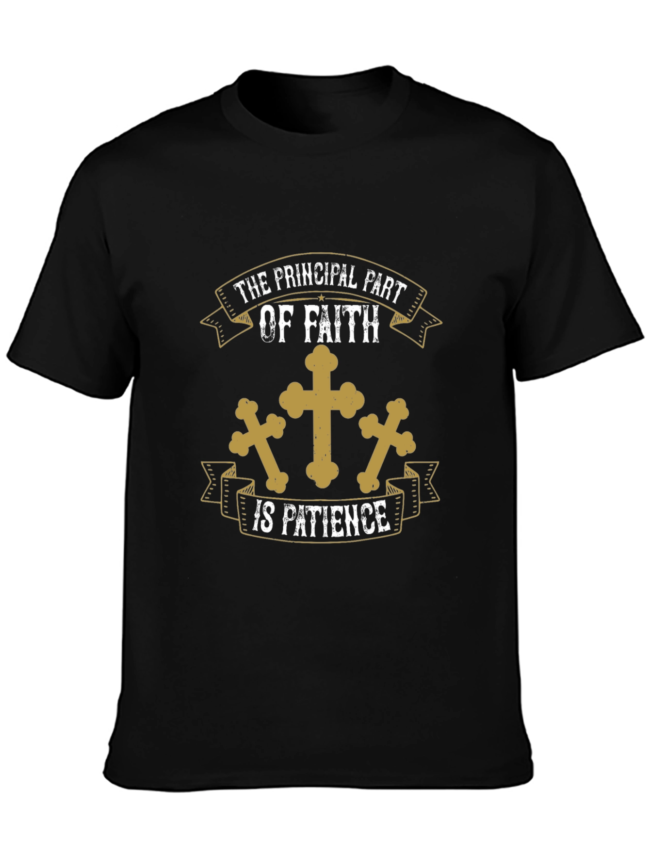 Faith Patience Graphic T-Shirt - Christian Apparel