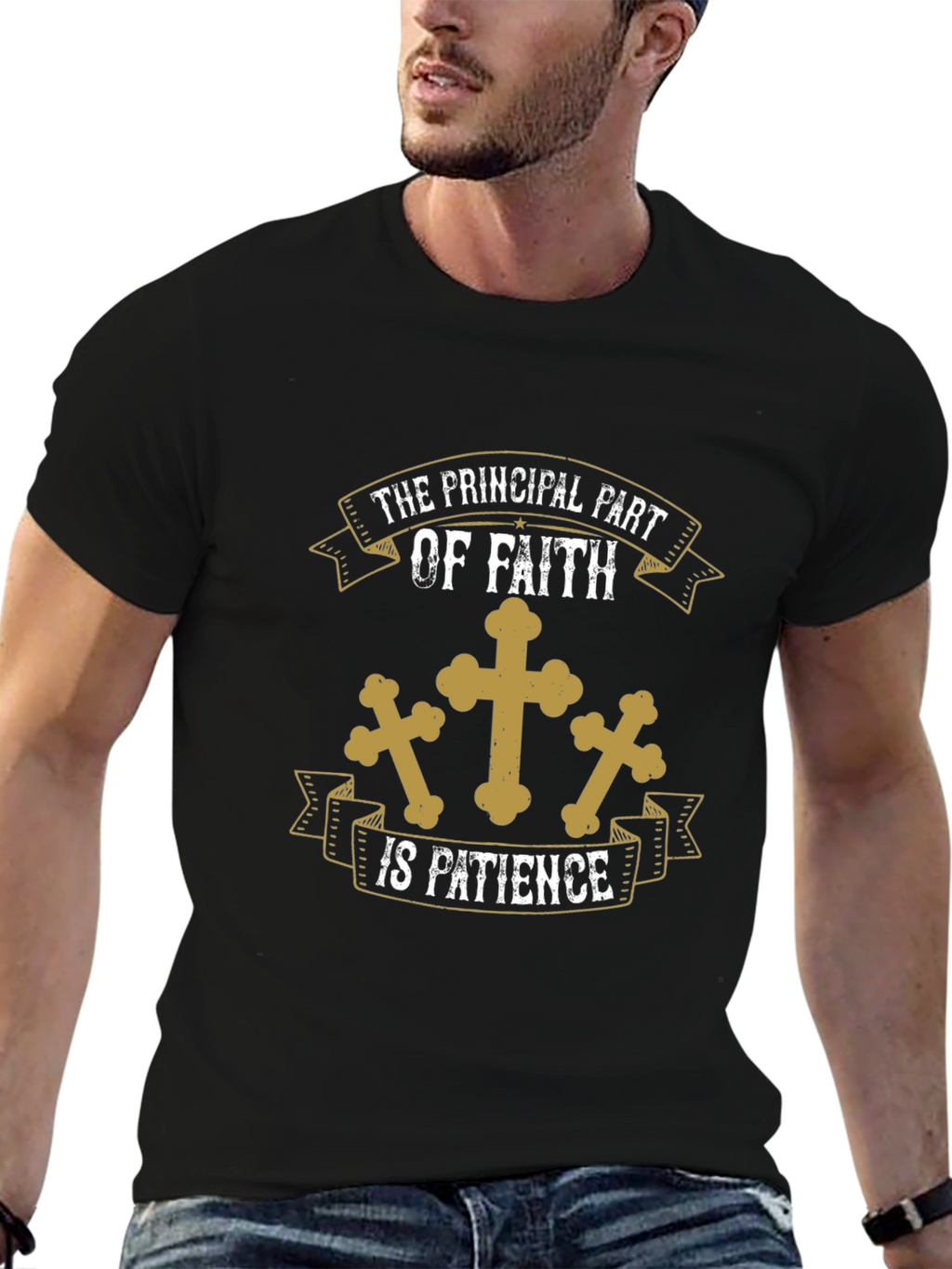 Faith Patience Graphic T-Shirt - Christian Apparel