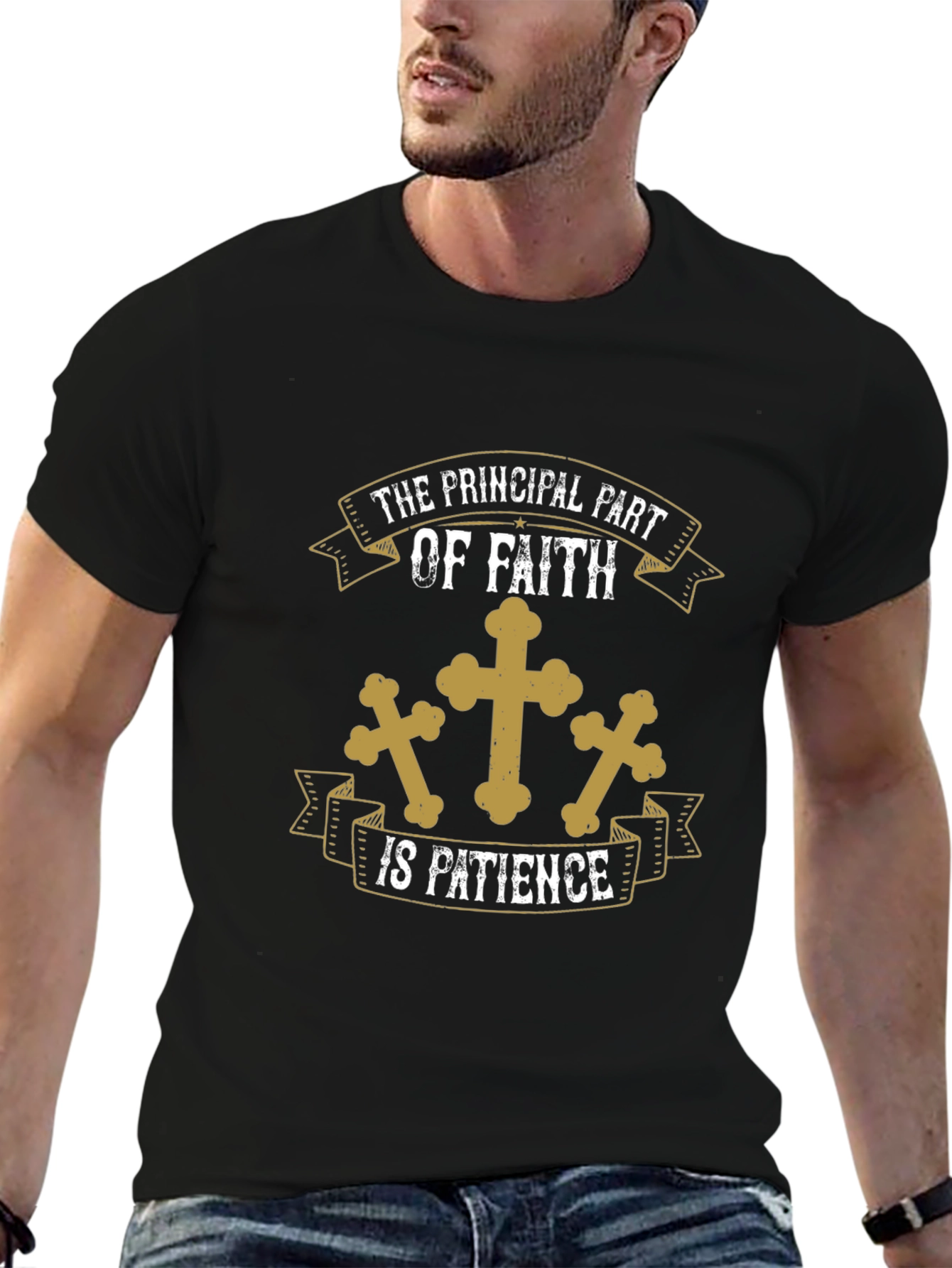 Faith Patience Graphic T-Shirt - Christian Apparel