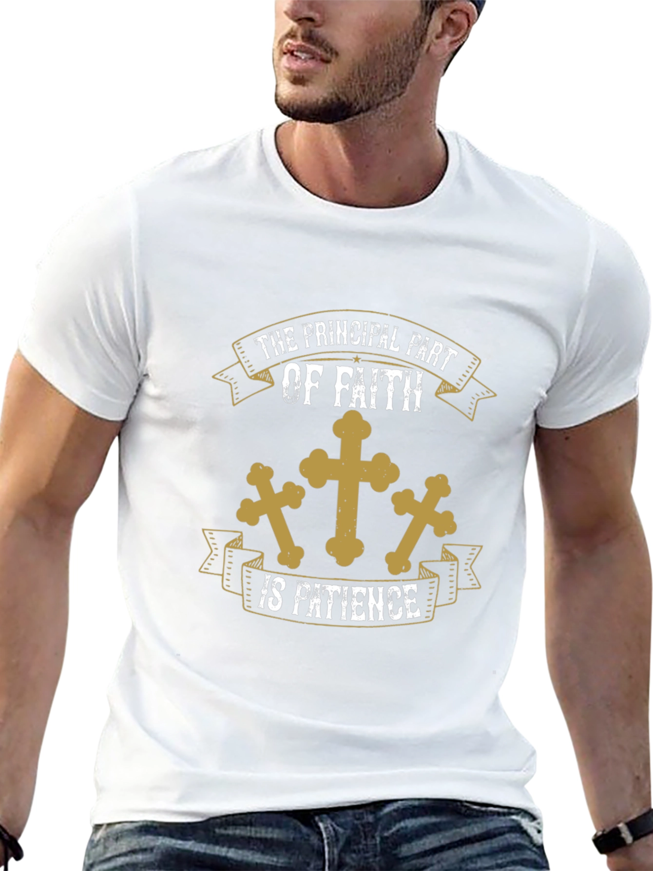 Faith Patience Graphic T-Shirt - Christian Apparel