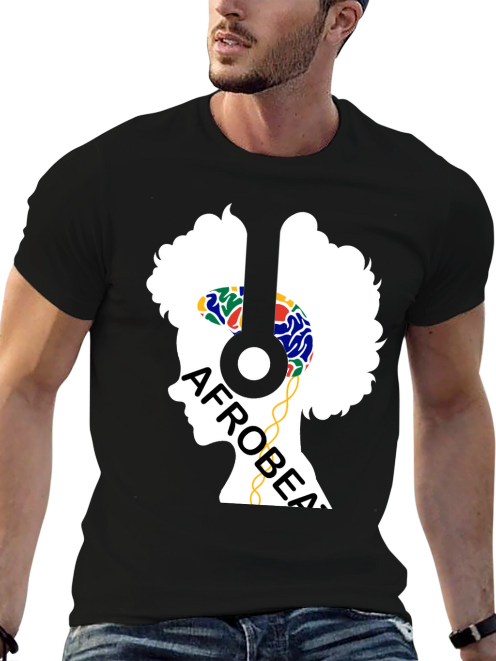 Afrobeat Silhouette T-Shirt - Music Lover Tee