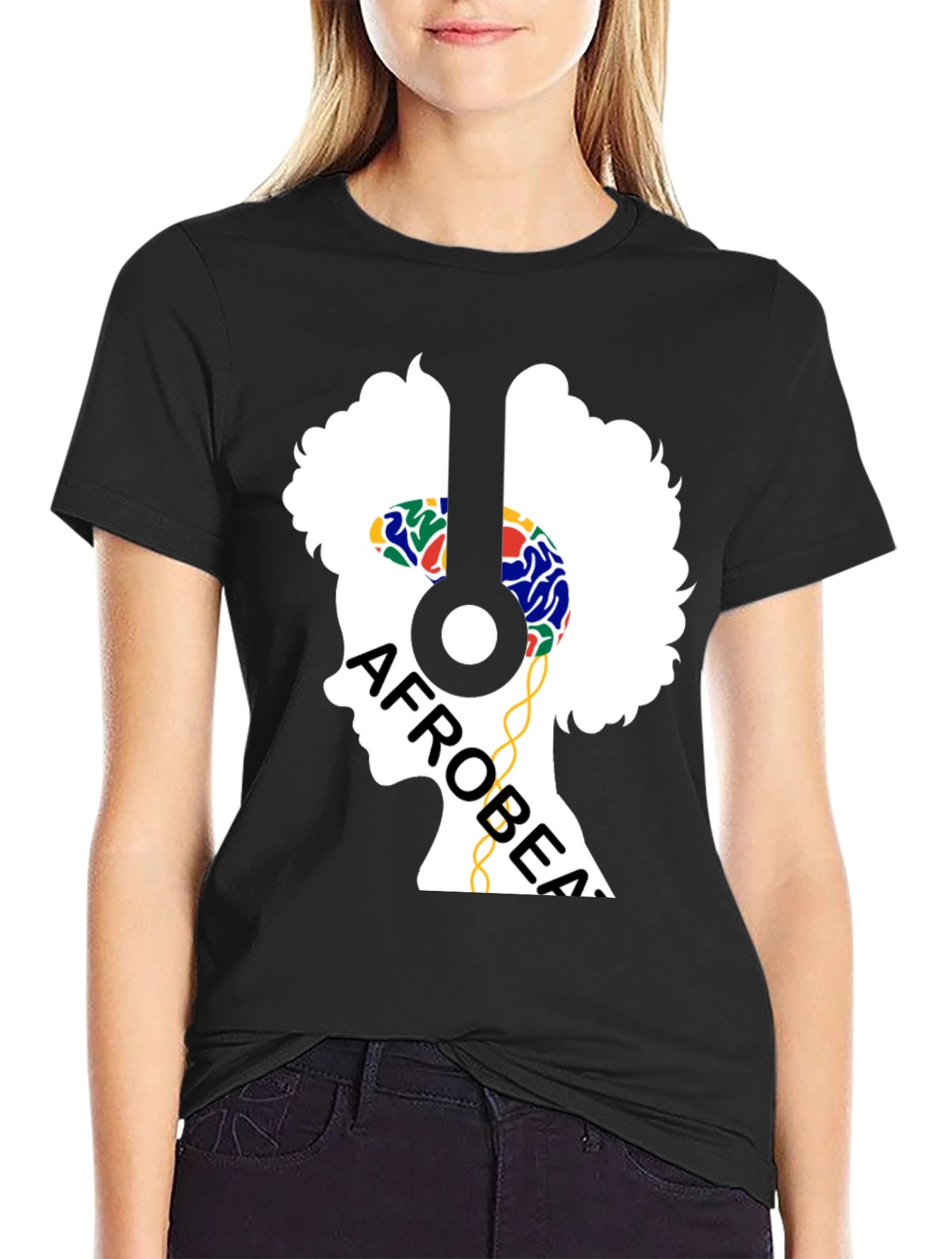 Afrobeat Silhouette T-Shirt - Music Lover Tee