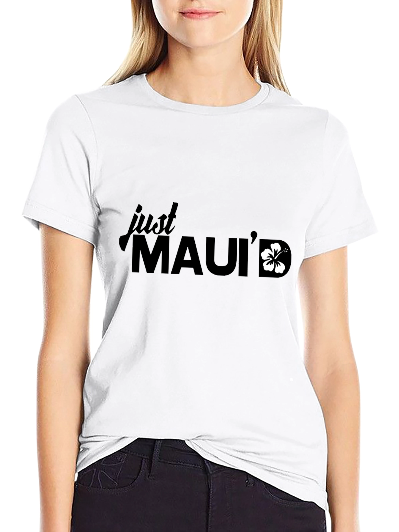 Just Mauid T-Shirt - Black Relaxed Fit