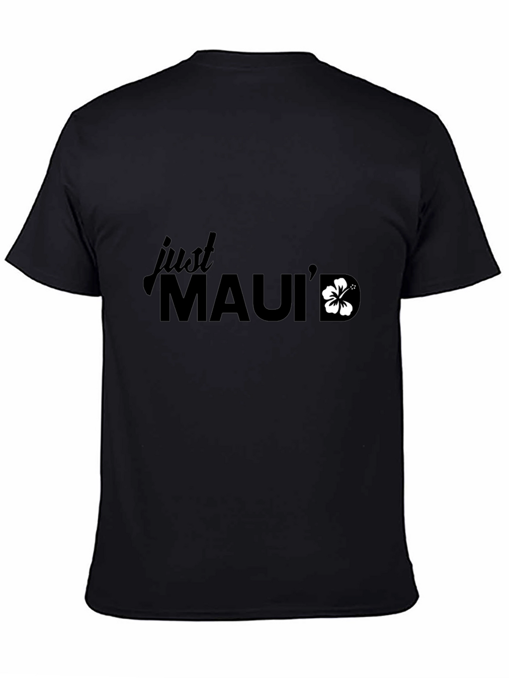 Just Mauid T-Shirt - Black Relaxed Fit