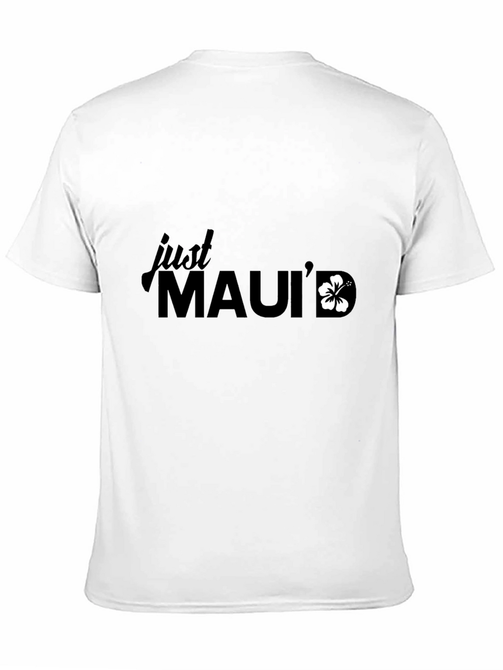Just Mauid T-Shirt - Black Relaxed Fit