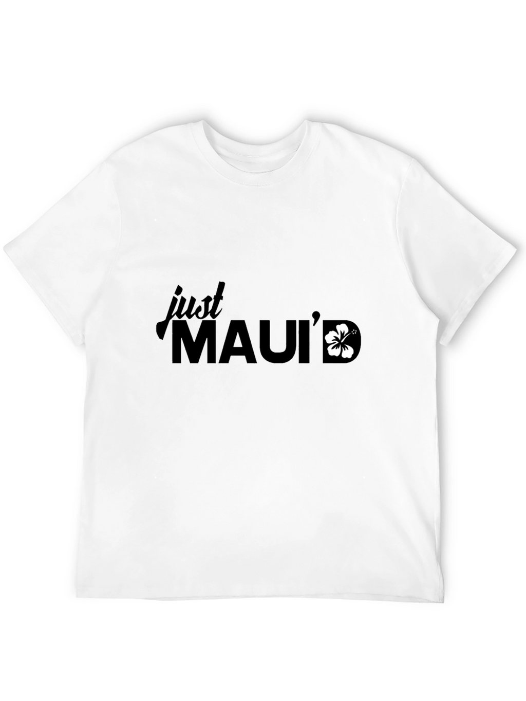 Just Mauid T-Shirt - Black Relaxed Fit