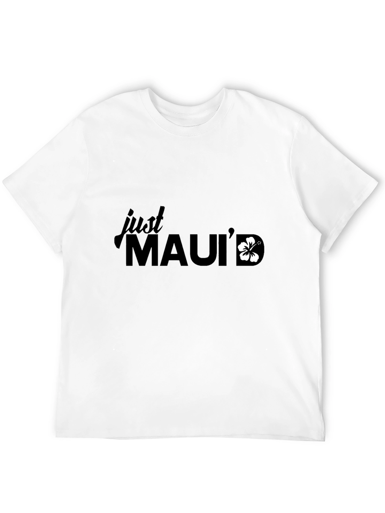 Just Mauid T-Shirt - Black Relaxed Fit