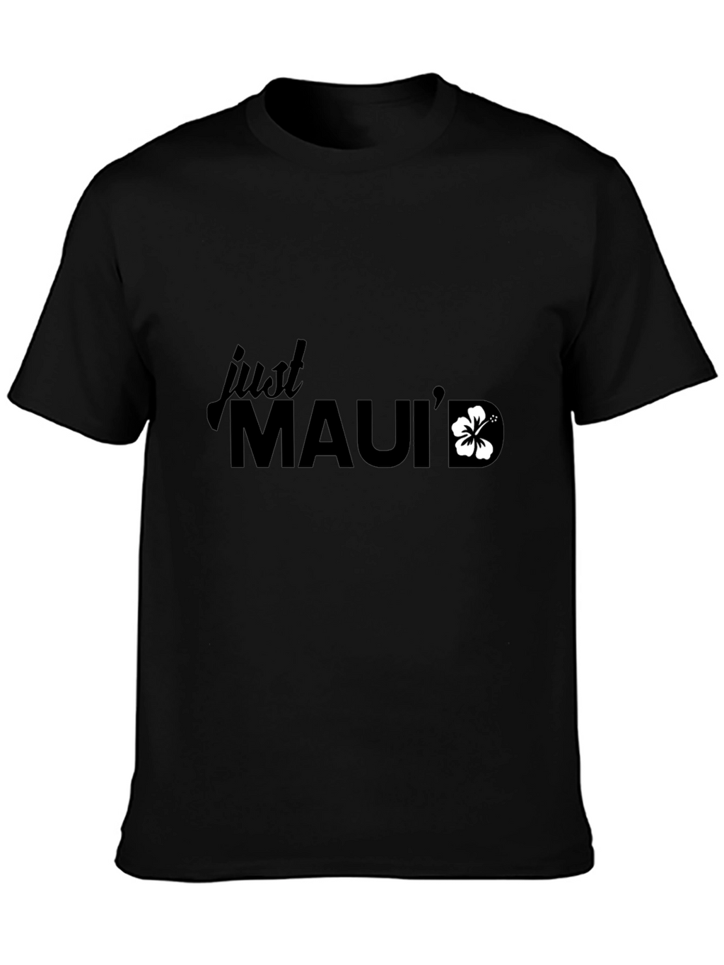Just Mauid T-Shirt - Black Relaxed Fit