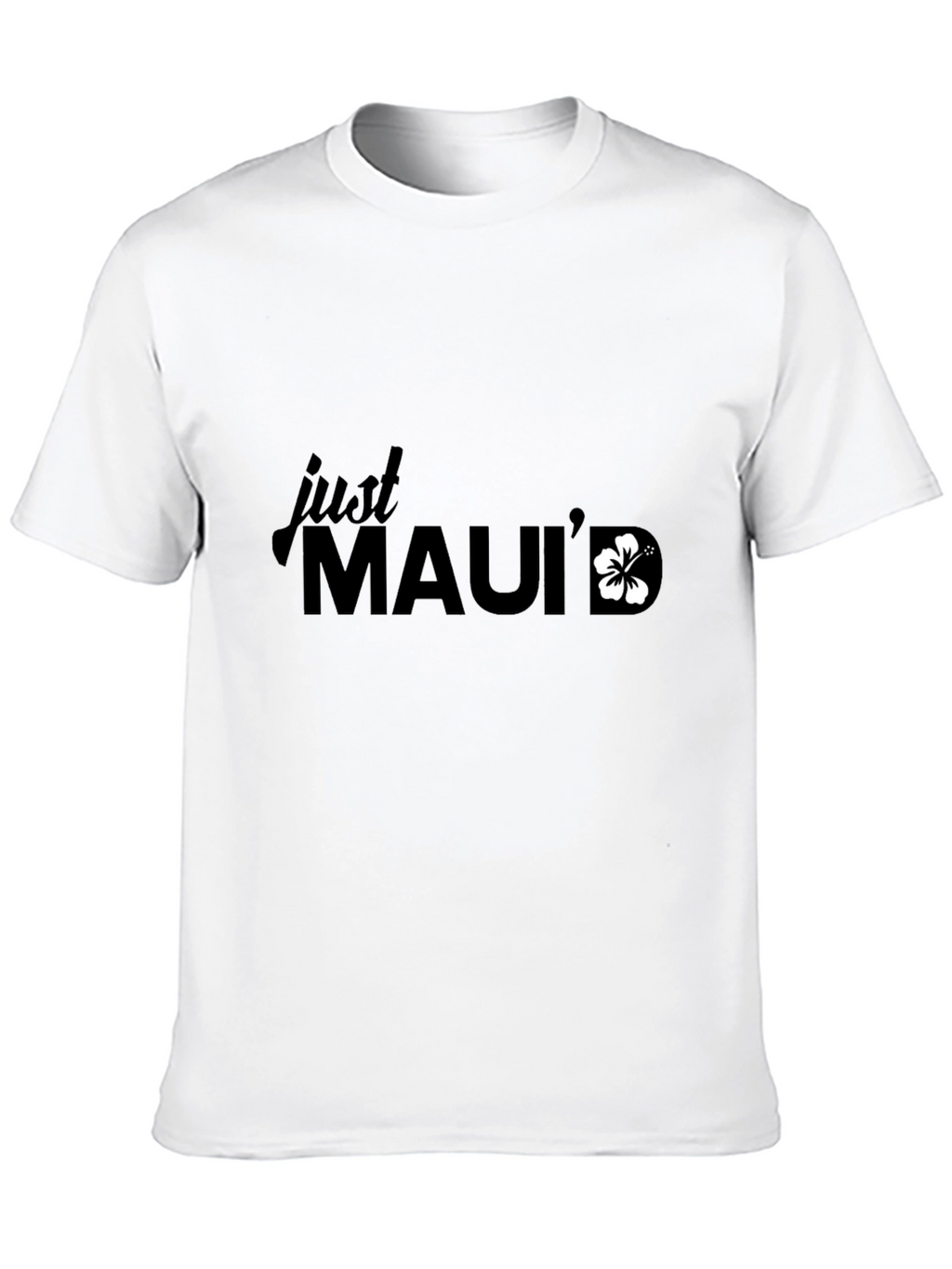 Just Mauid T-Shirt - Black Relaxed Fit