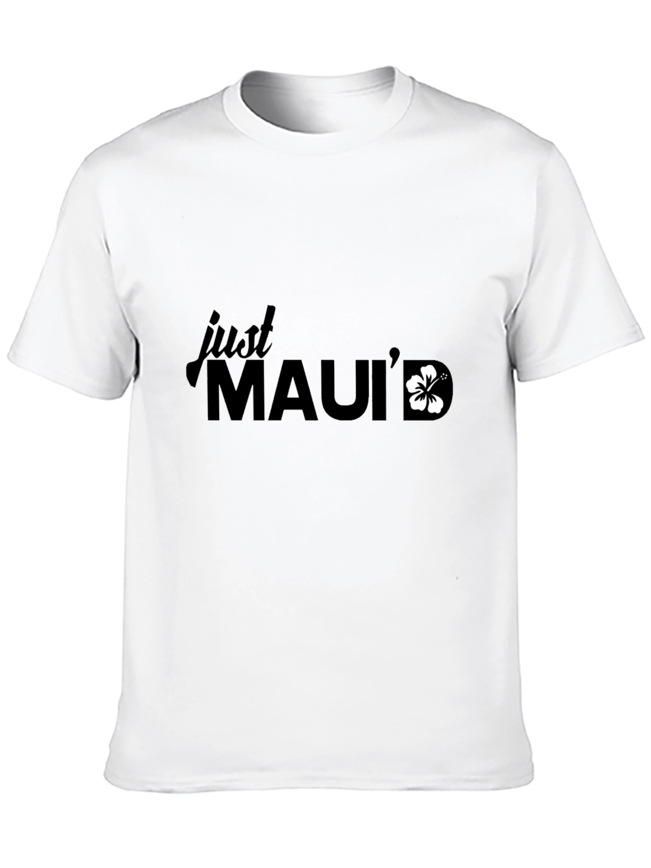 Just Mauid T-Shirt - Black Relaxed Fit