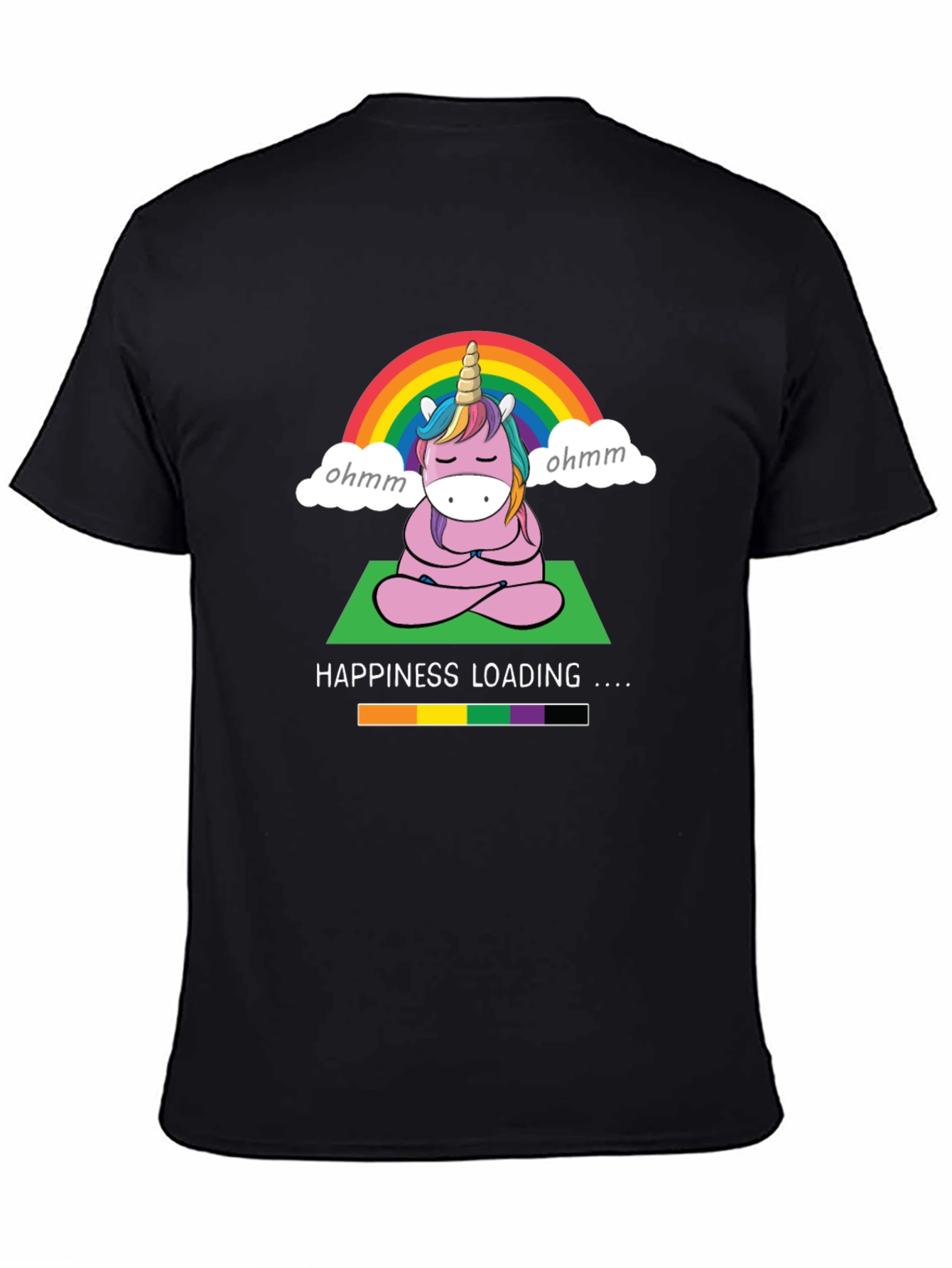 Unicorn Meditation Tee - Happiness Loading