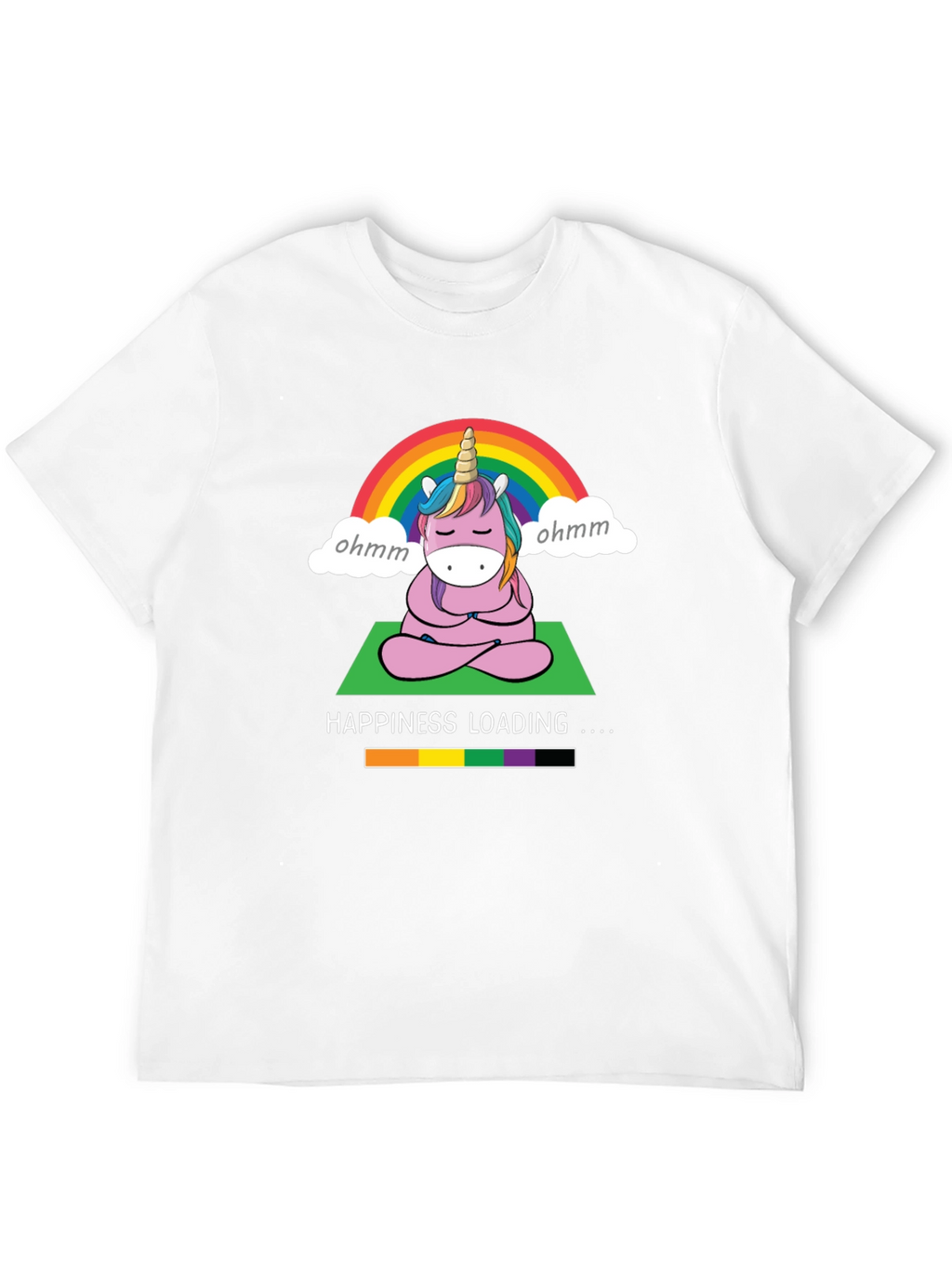 Unicorn Meditation Tee - Happiness Loading